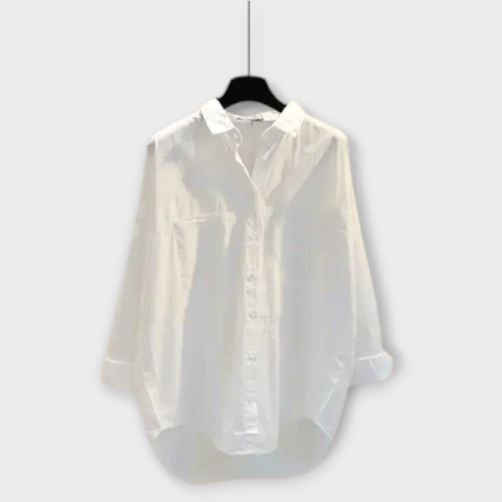 Women’s Sleeveless Jumper Set, White Collared Shirt, Wide-Leg Trousers, Organic Cotton Blend