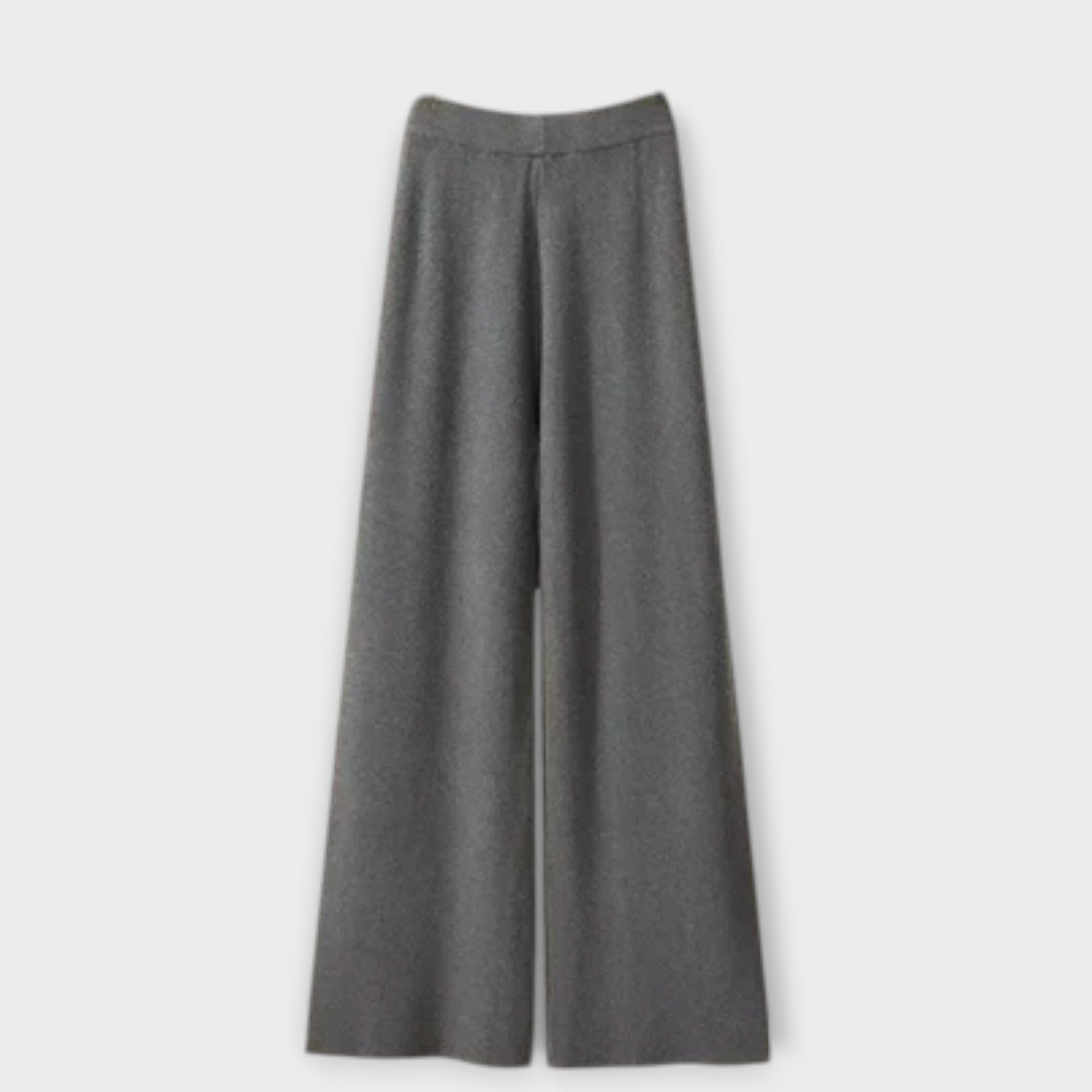 Women’s Sleeveless Jumper Set, White Collared Shirt, Wide-Leg Trousers, Organic Cotton Blend