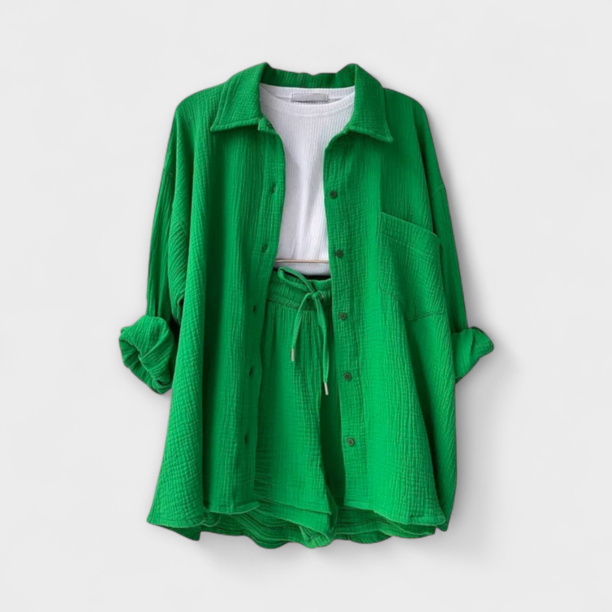 Women’s Summer Set, Two-Piece, Loose Fit, Breathable Lightweight Fabric