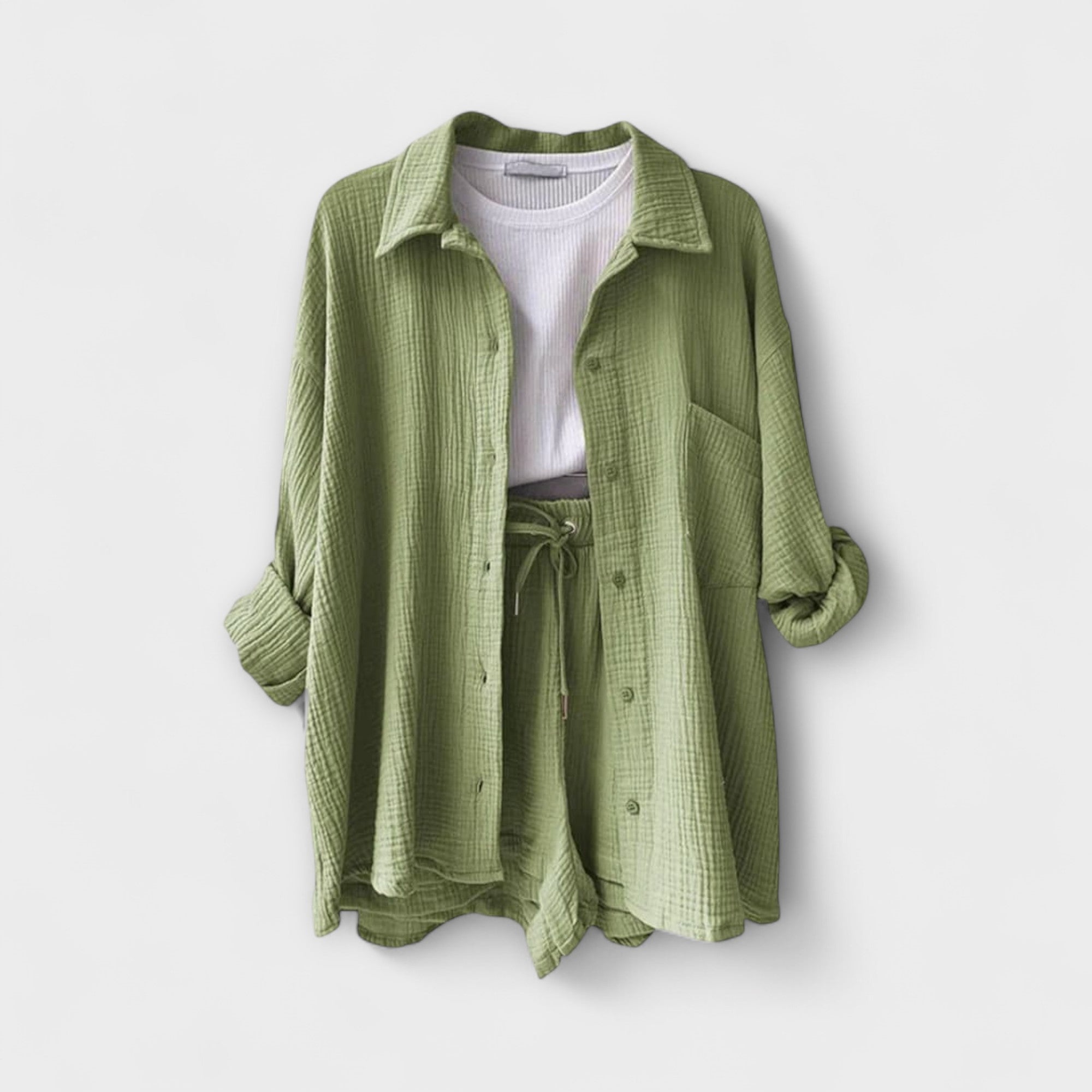 Women’s Summer Set, Two-Piece, Loose Fit, Breathable Lightweight Fabric