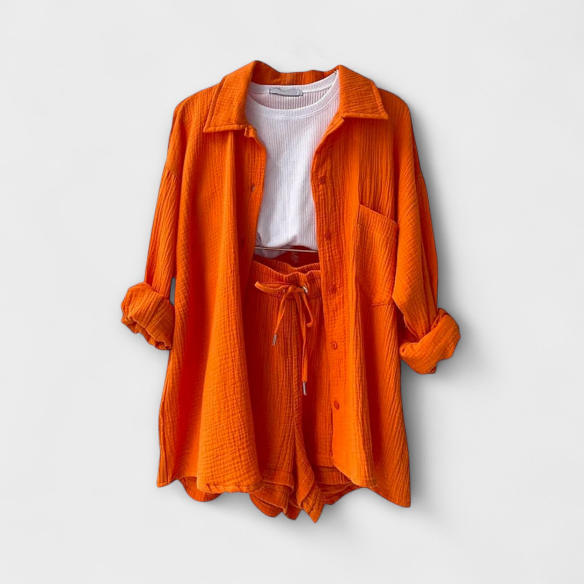 Women’s Summer Set, Two-Piece, Loose Fit, Breathable Lightweight Fabric