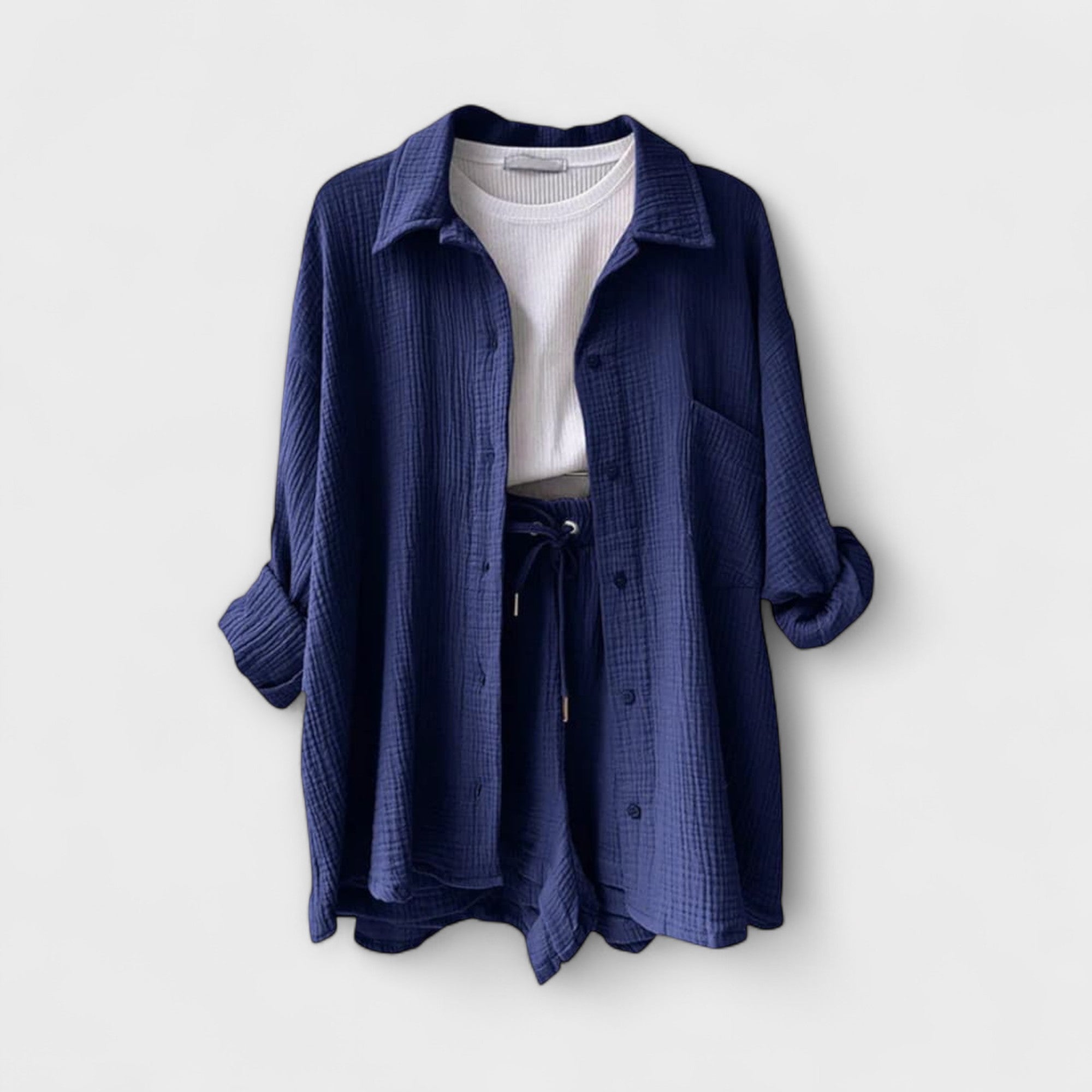 Women’s Summer Set, Two-Piece, Loose Fit, Breathable Lightweight Fabric