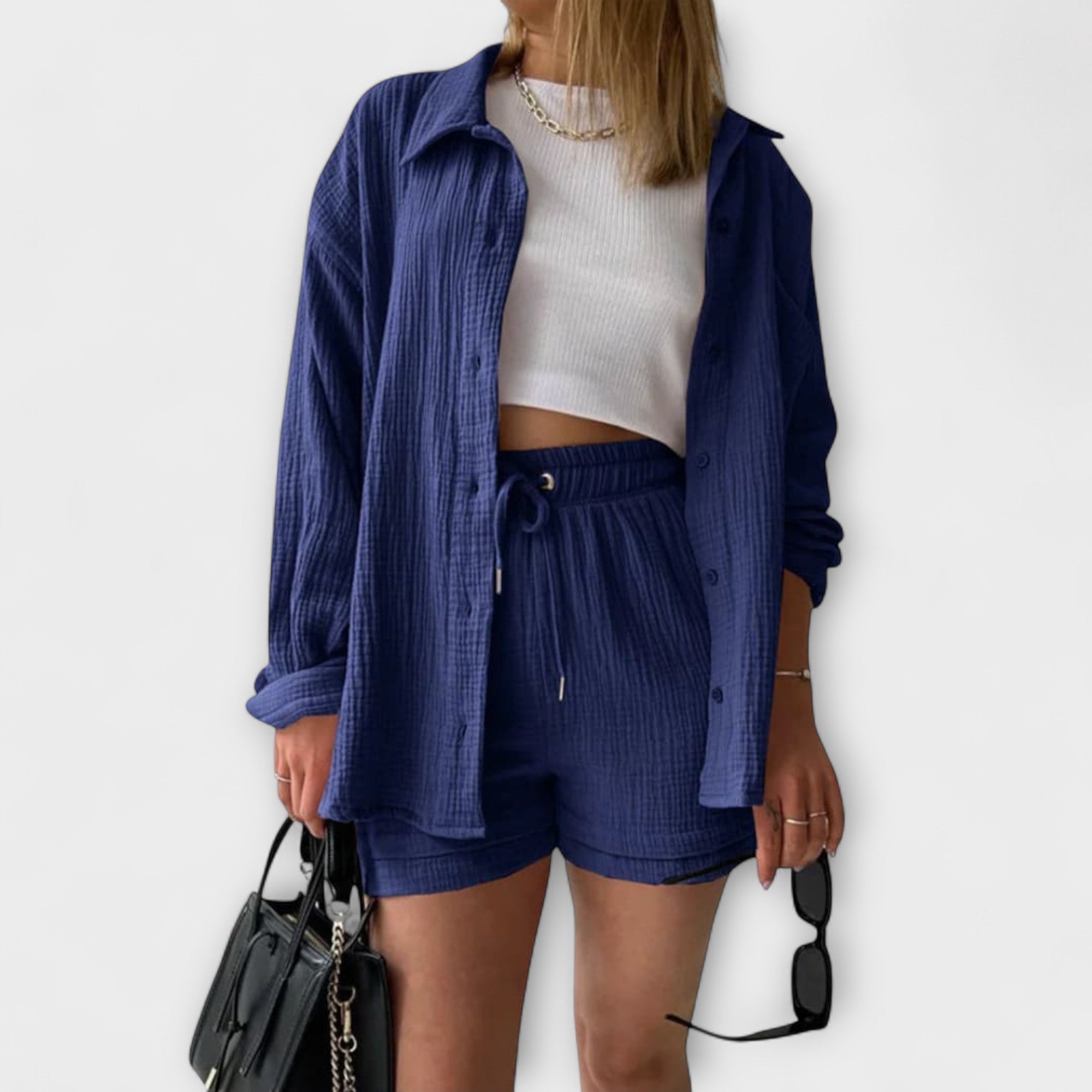 Women’s Summer Set, Two-Piece, Loose Fit, Breathable Lightweight Fabric