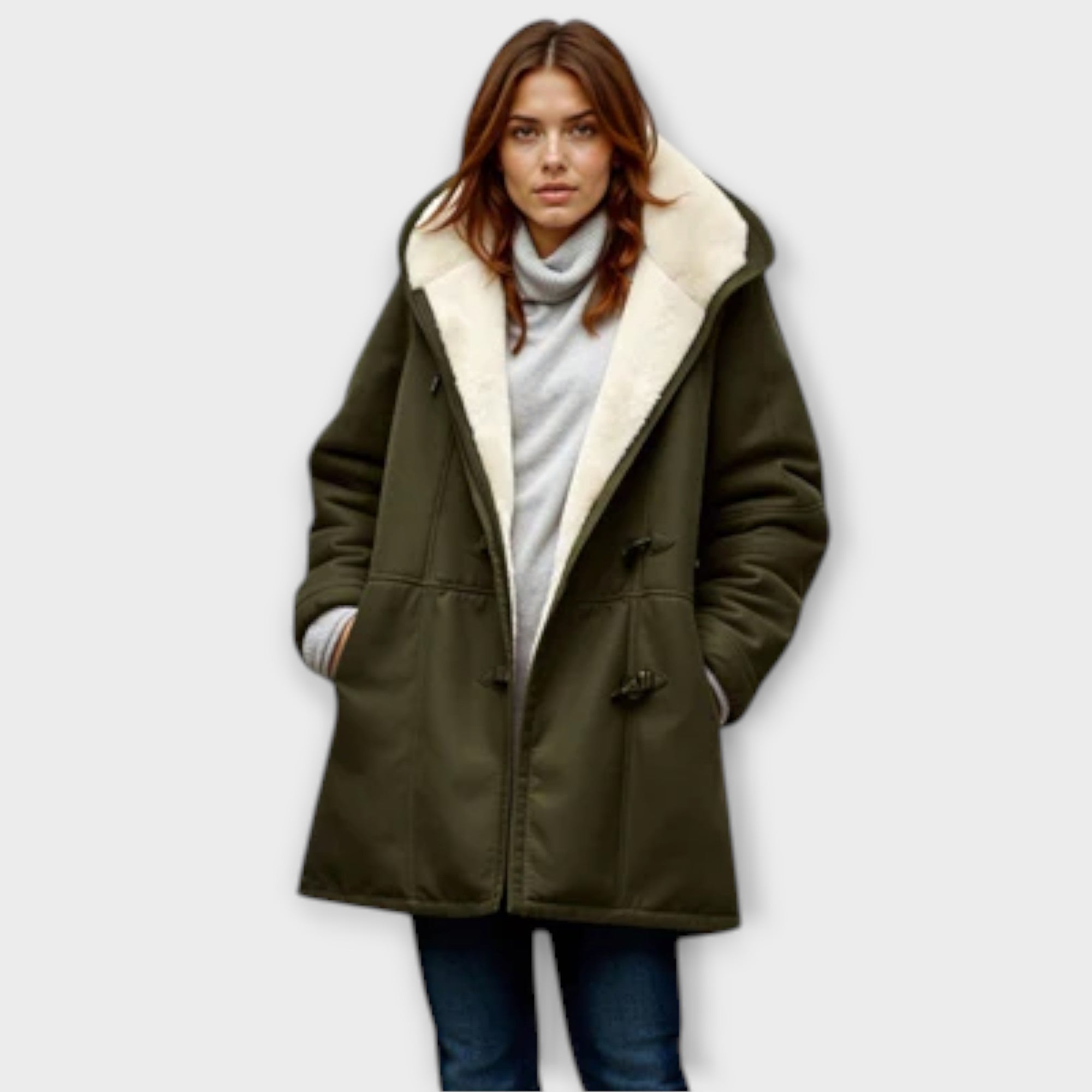 Women’s Winter Coat, Polyester, Waterproof, Insulated, Modern Design, Durable Outerwear