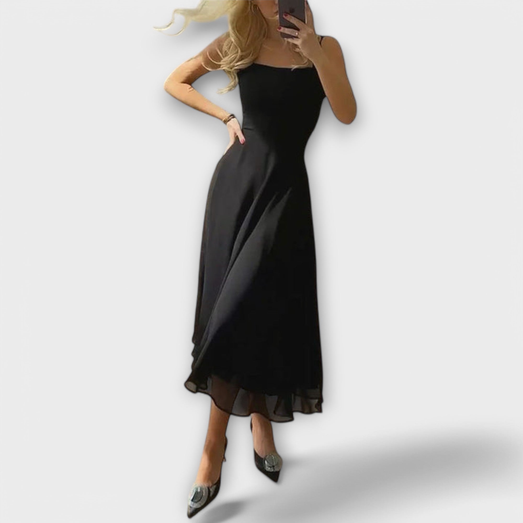 Women’s Sleeveless Dress, Slim Fit, Tailored Silhouette, Comfortable, Versatile Design