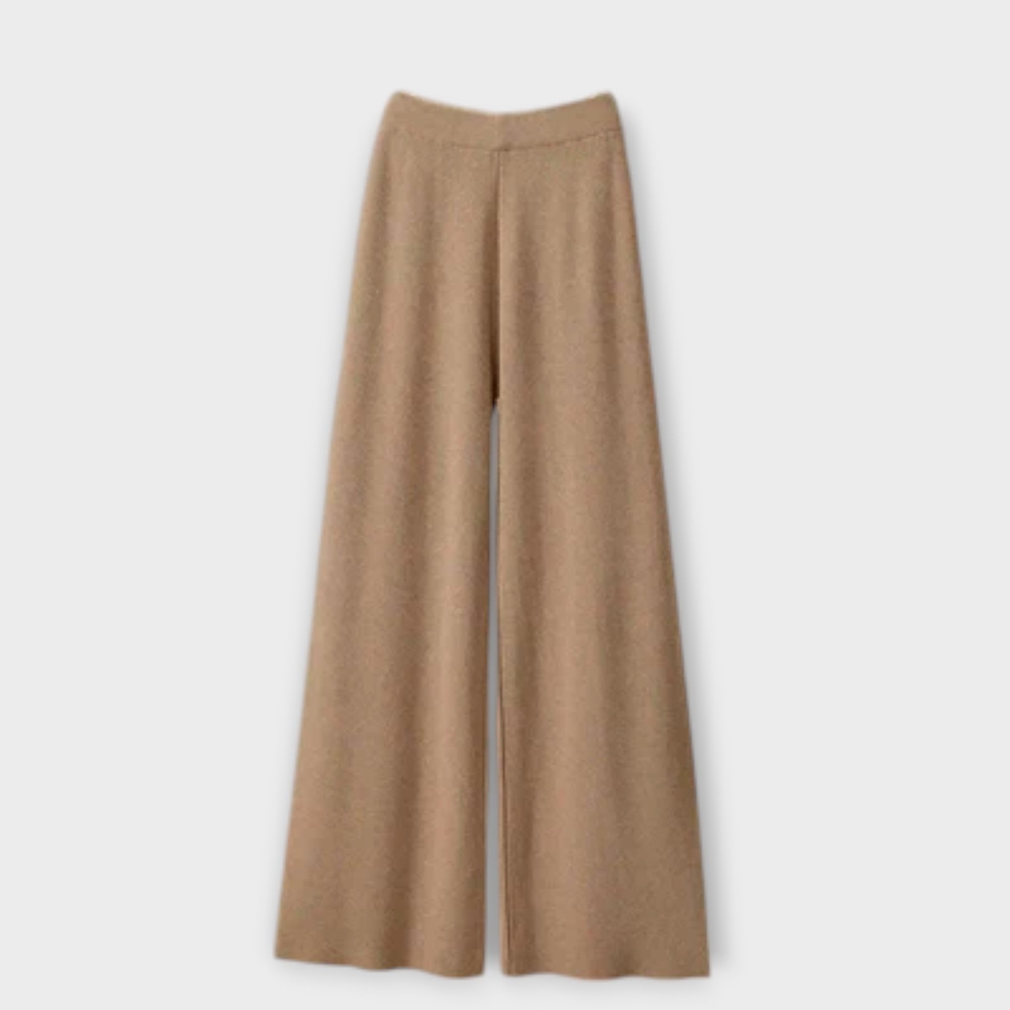 Women’s Sleeveless Jumper Set, White Collared Shirt, Wide-Leg Trousers, Organic Cotton Blend