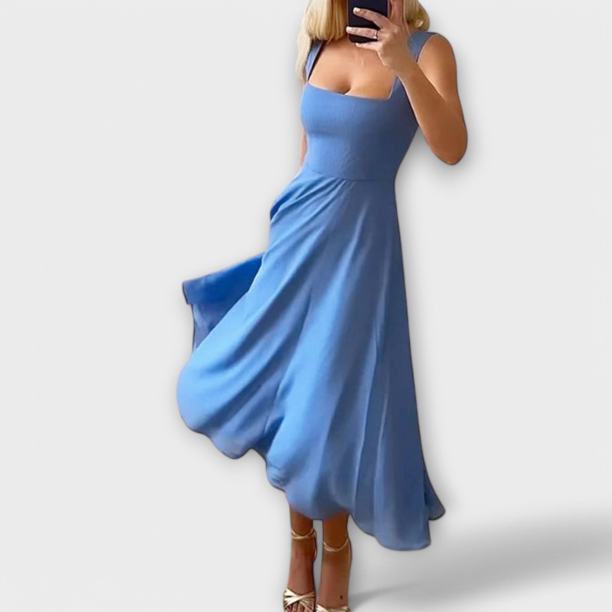 Women’s Sleeveless Dress, Slim Fit, Tailored Silhouette, Comfortable, Versatile Design