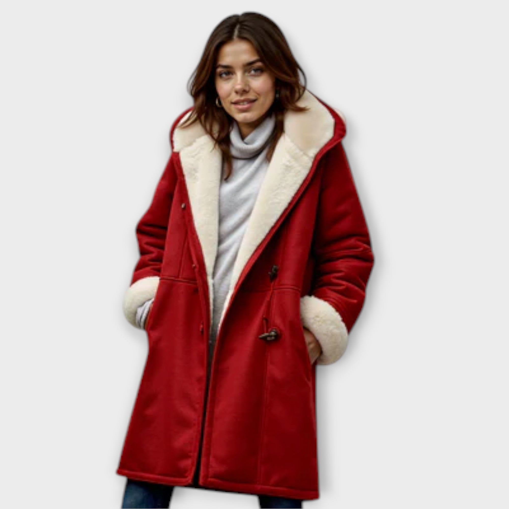 Women’s Winter Coat, Polyester, Waterproof, Insulated, Modern Design, Durable Outerwear