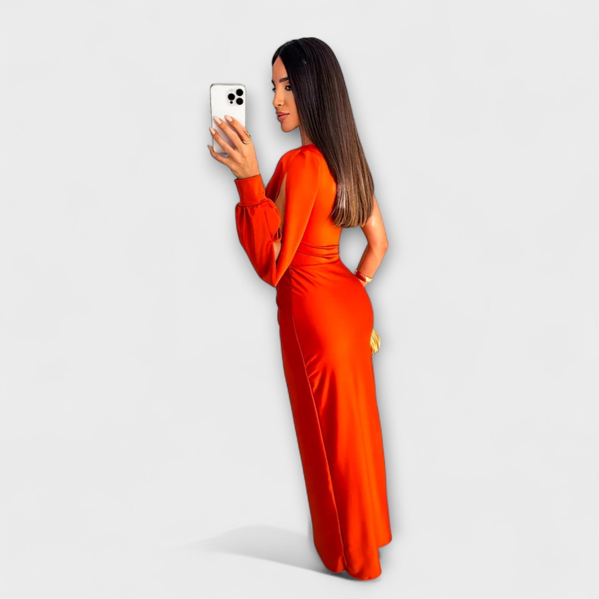 Women’s Tailored Fit Dress, Round Neckline, Premium Fabric, Soft Comfortable Material, Elegant Design