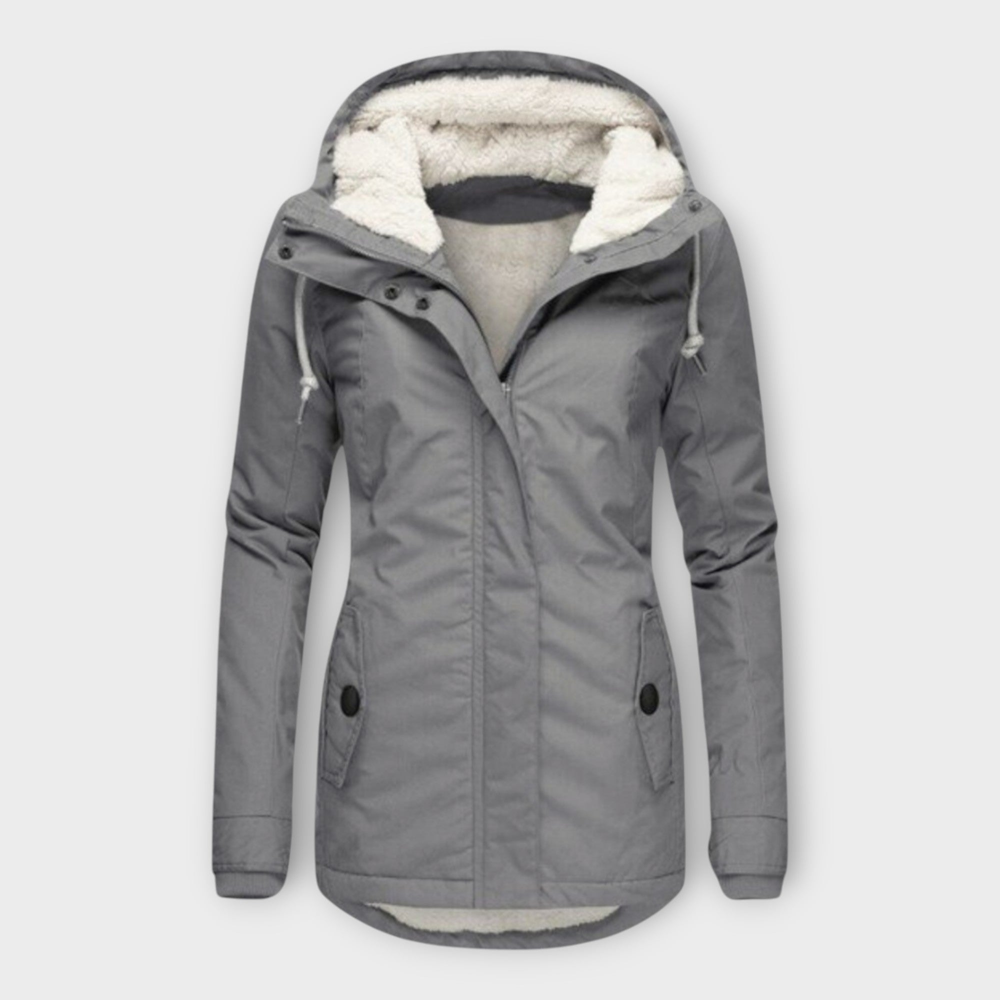 Women’s Insulated Jacket, Water-Resistant, Quilted Lining, Regular Fit, Warm
