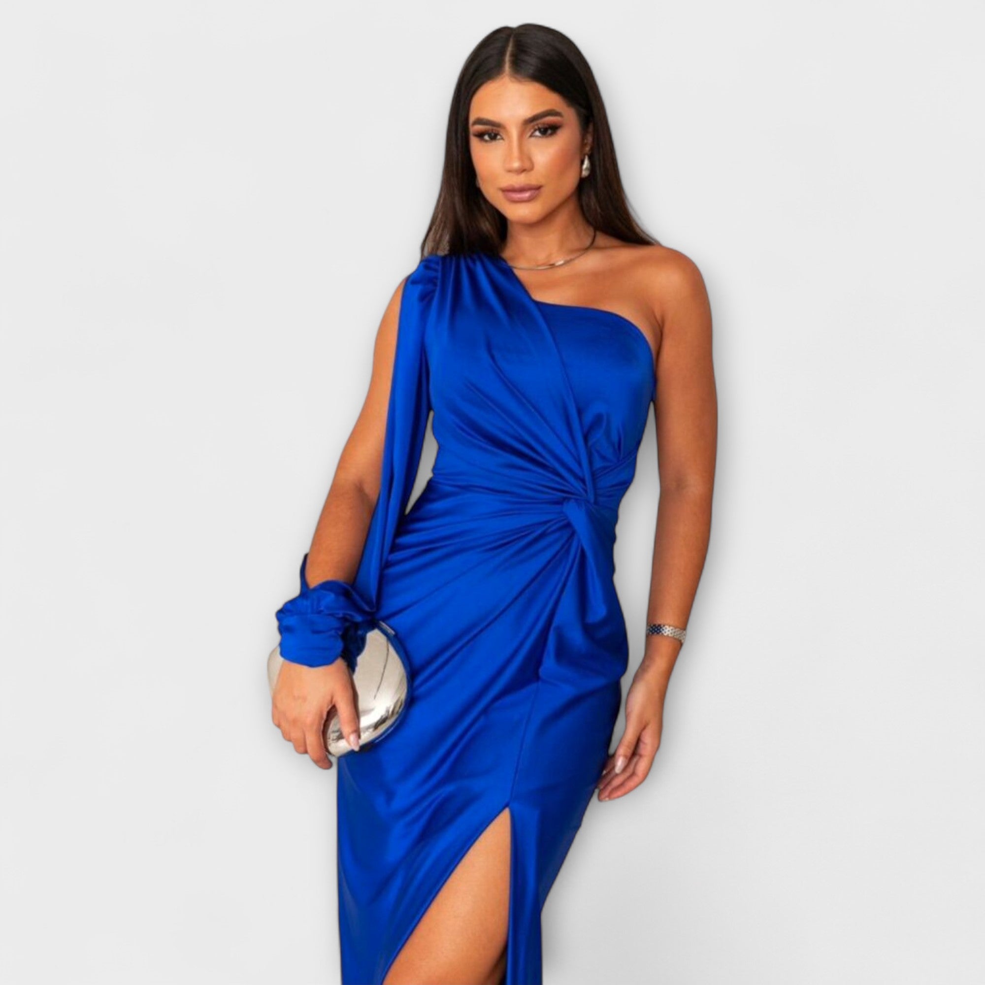 Women’s Tailored Fit Dress, Round Neckline, Premium Fabric, Soft Comfortable Material, Elegant Design