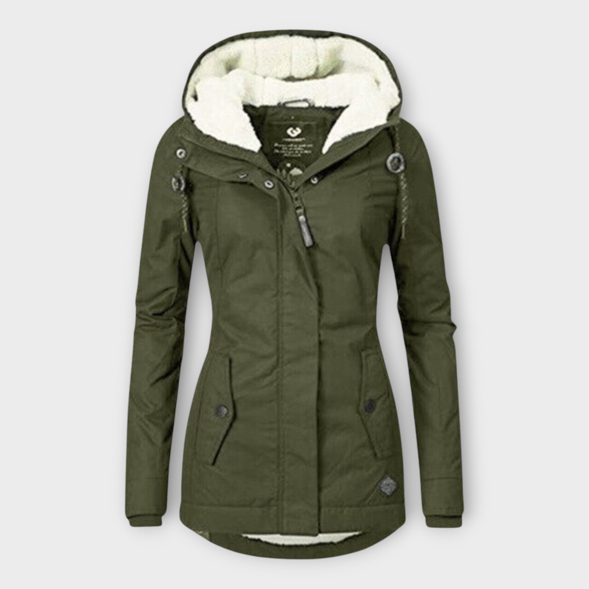 Women’s Insulated Jacket, Water-Resistant, Quilted Lining, Regular Fit, Warm