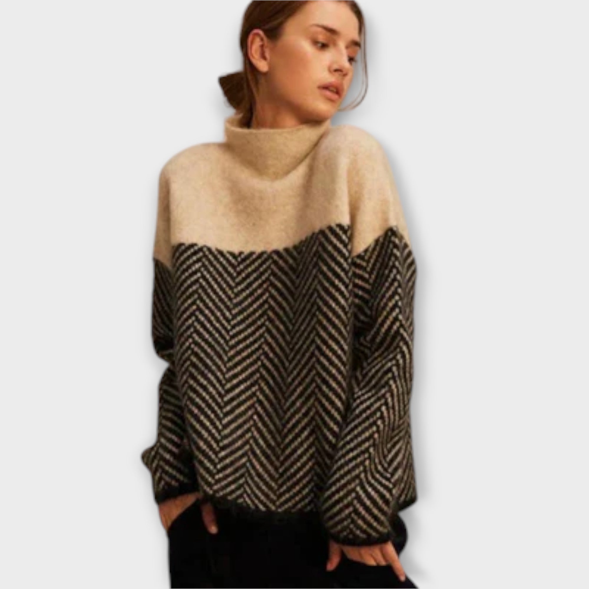 Women’s Jumper, High Neck, Soft Tailored Fit, Versatile Layering, Comfortable and Durable