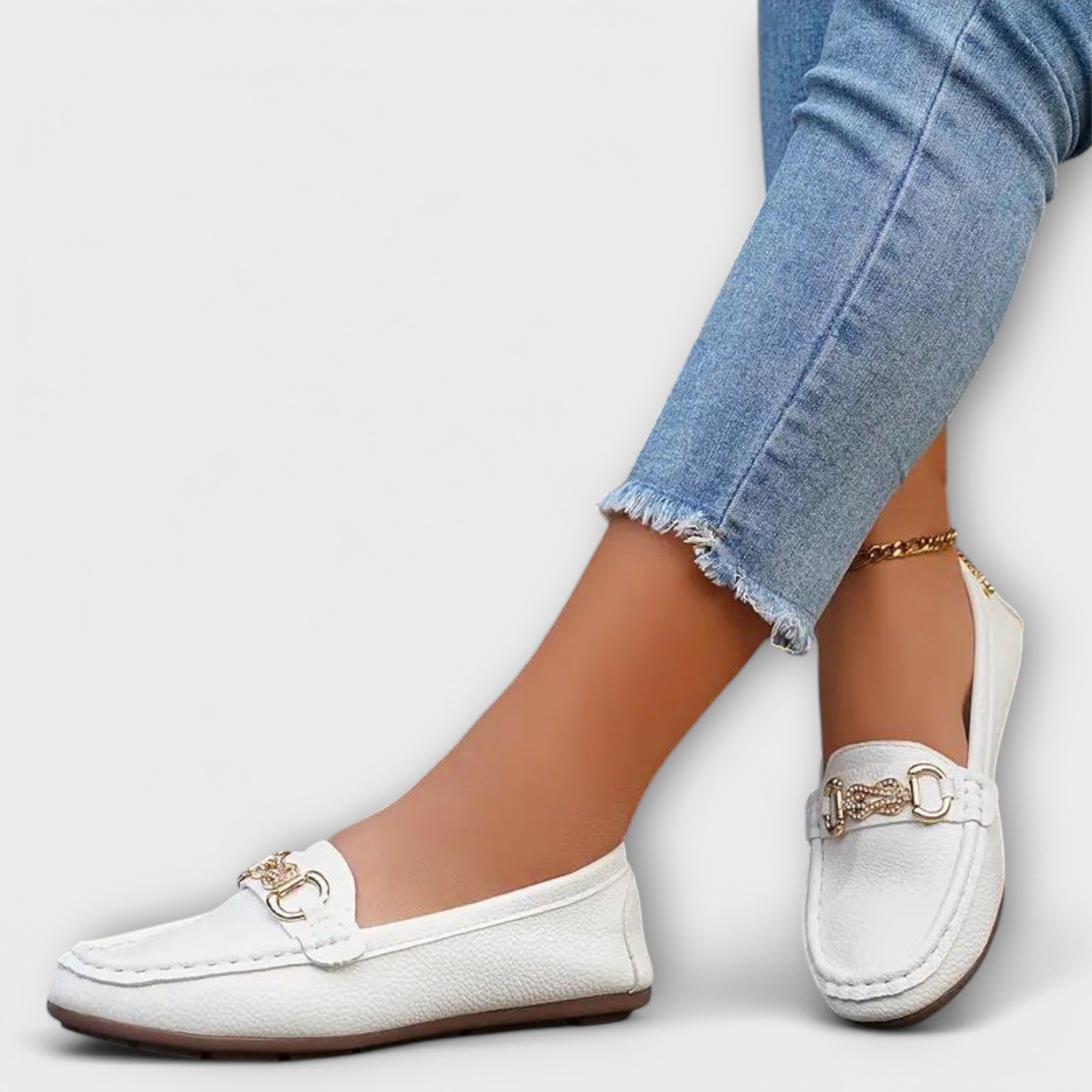 Women’s Leather Loafers, Slip-On Design, Classic Style, Comfortable Fit