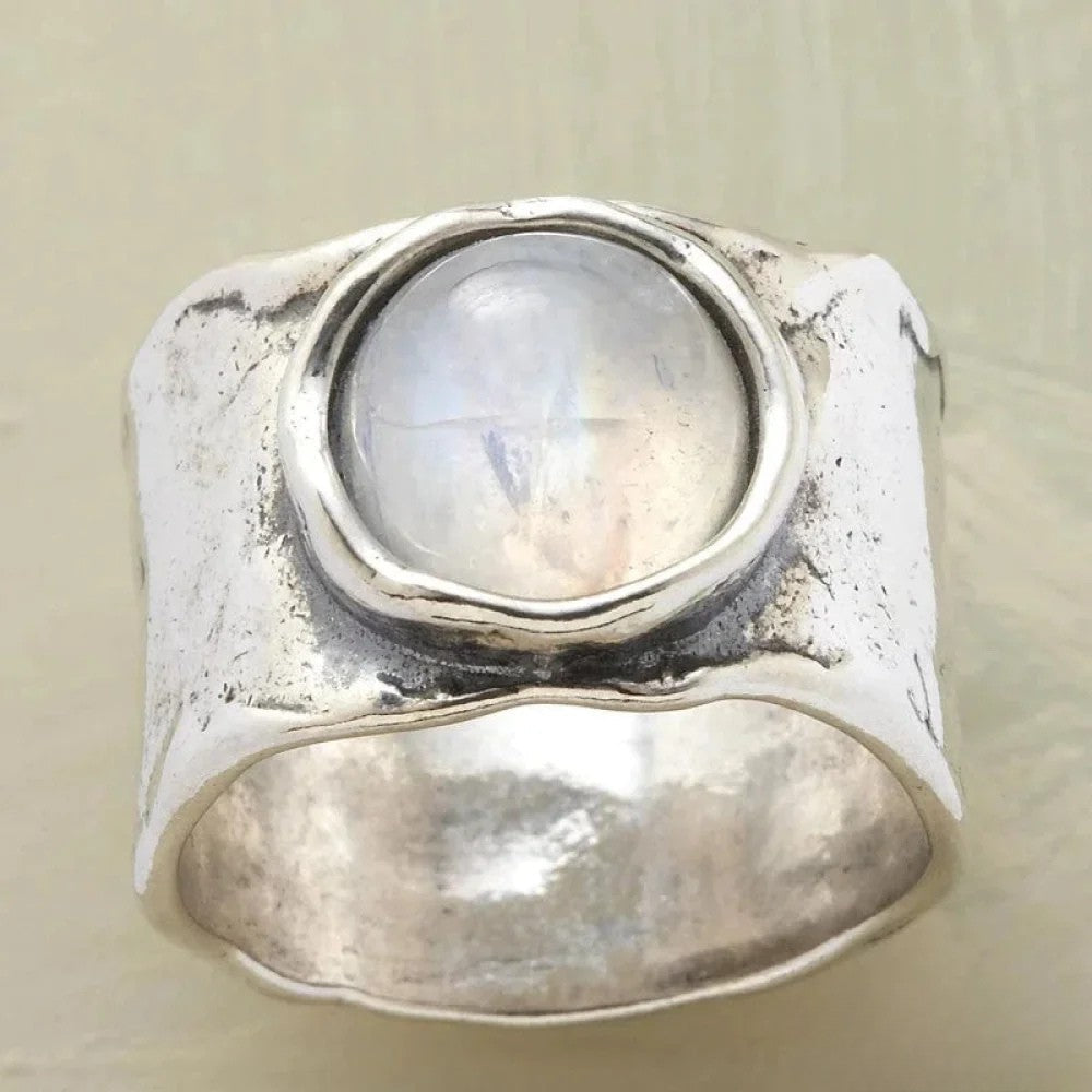 Ring, Durable High-Quality Metal, Polished Surface, Subtle Stones, Elegant Sparkling Design