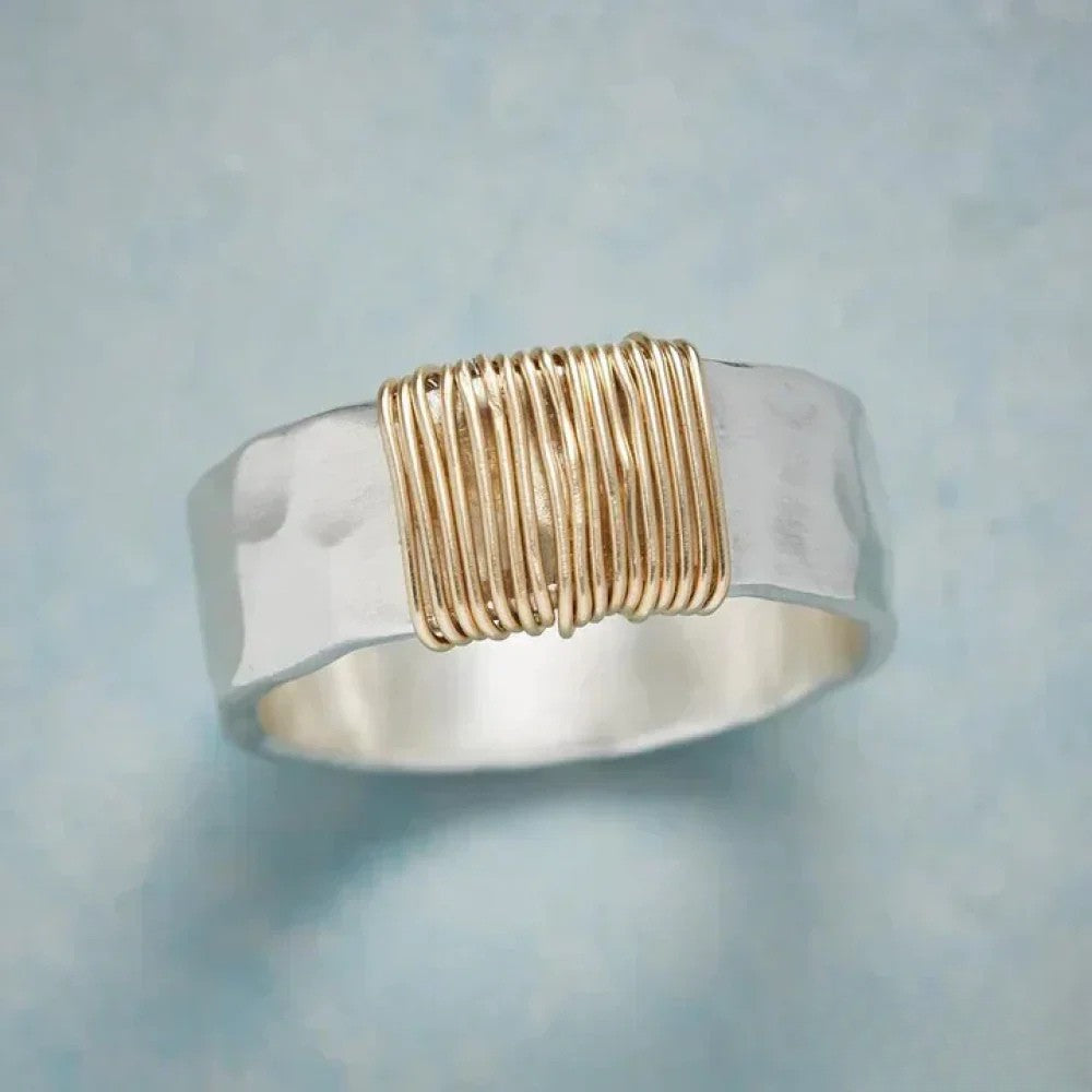 Ring Durable Metal Ring with Polished Surface and Radiant Sparkle