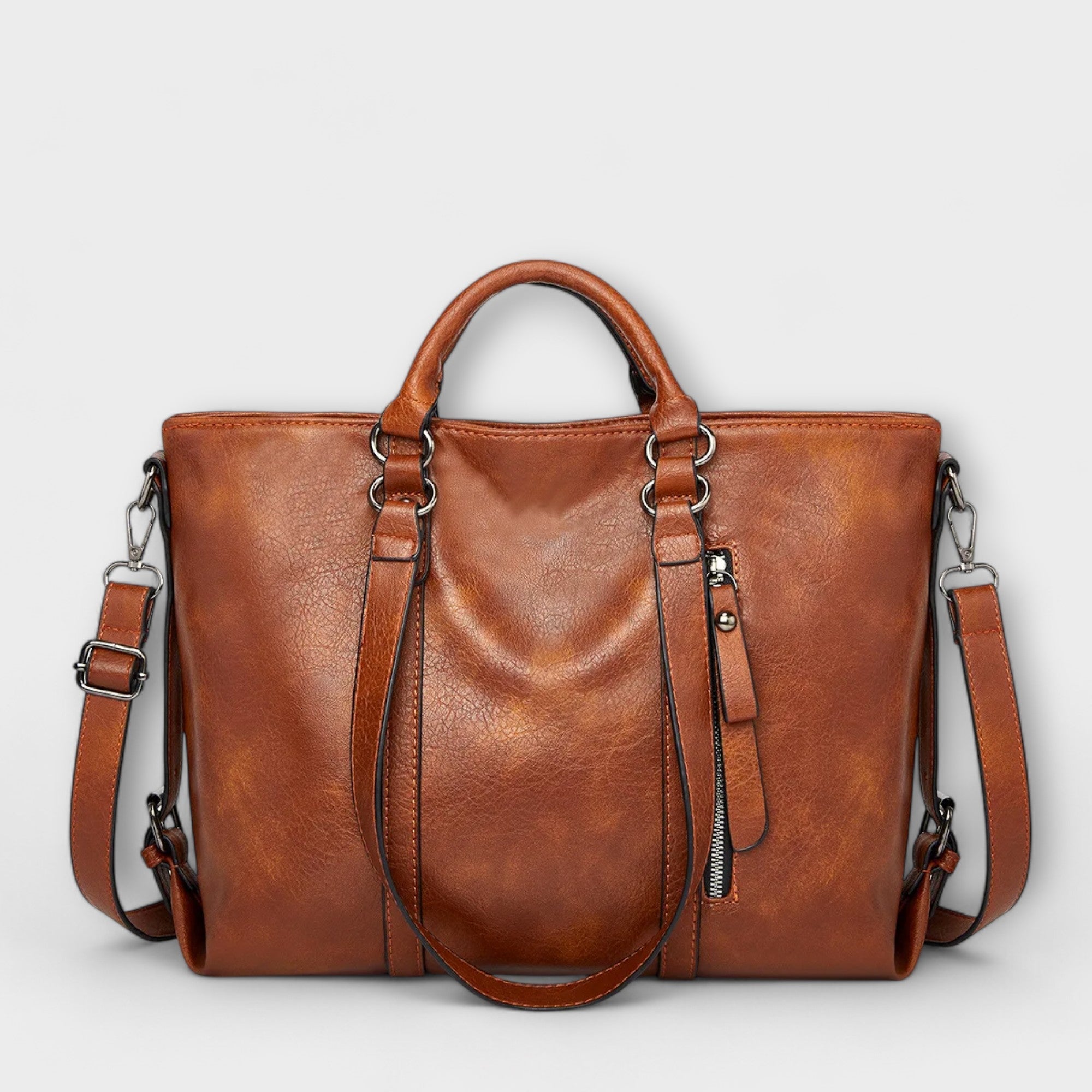 Women’s Leather Bag, Spacious, Elegant Design, Practical for Everyday Use
