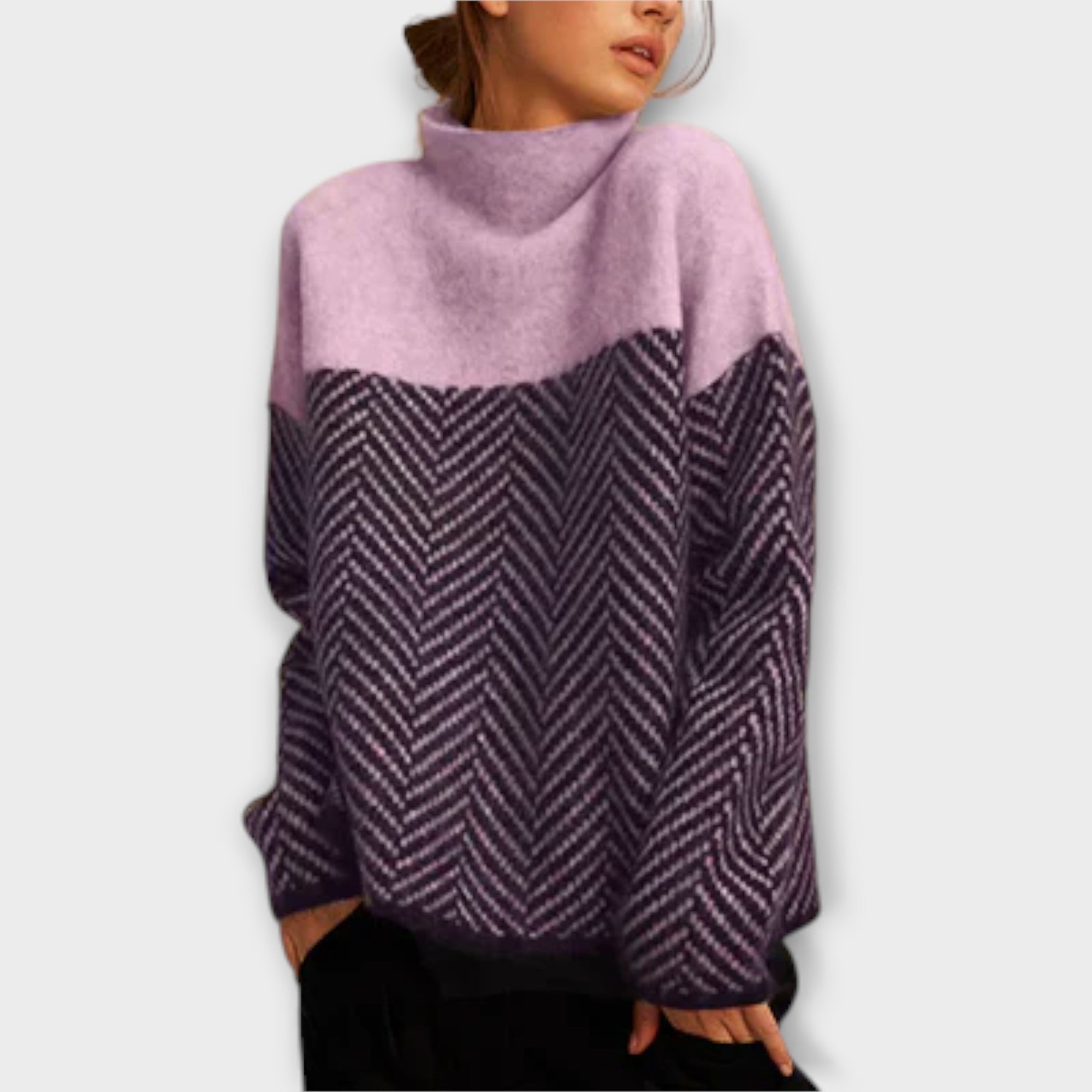 Women’s Jumper, High Neck, Soft Tailored Fit, Versatile Layering, Comfortable and Durable