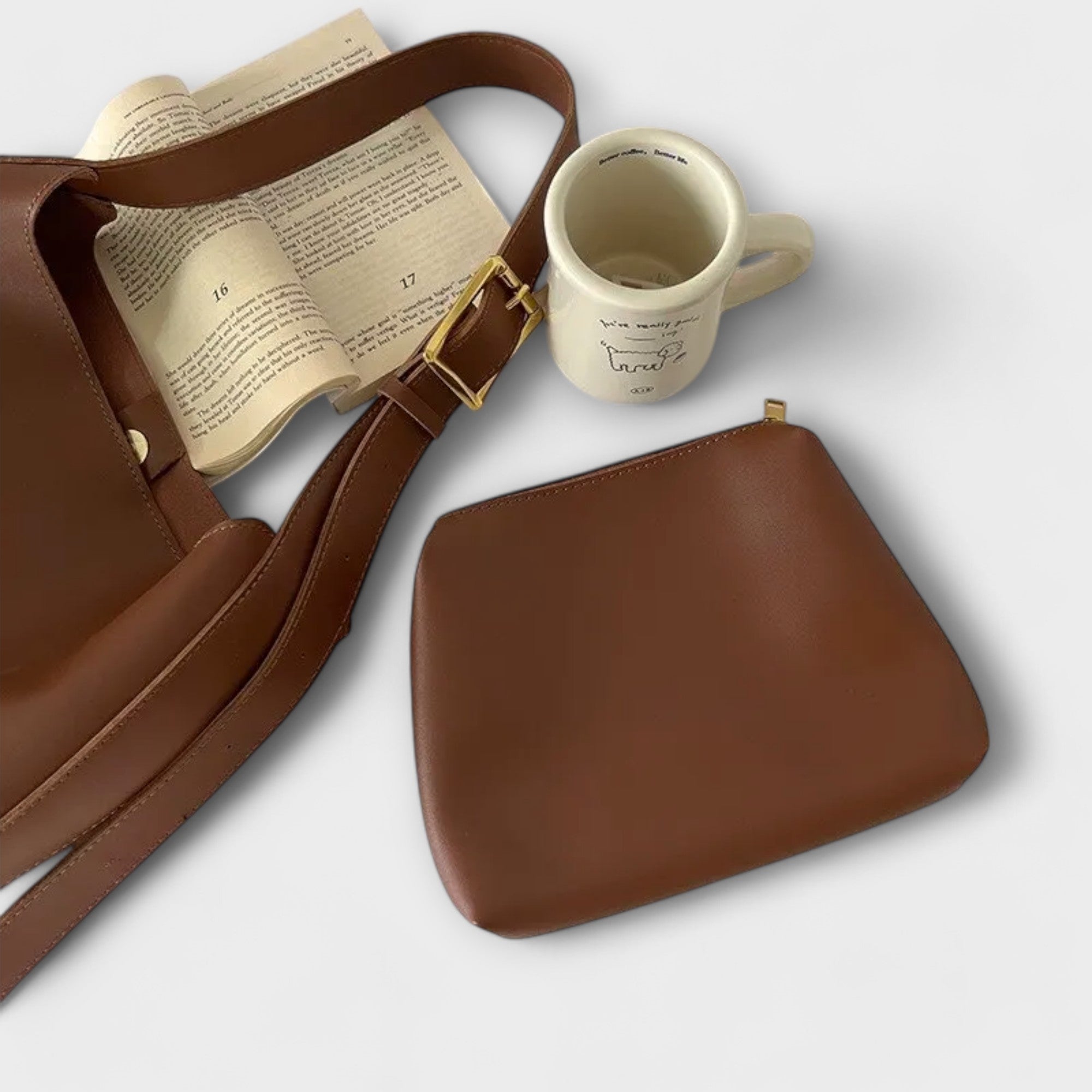 Women’s Shoulder Bag, PU Leather, Minimalist Design, Lightweight, Durable, Versatile