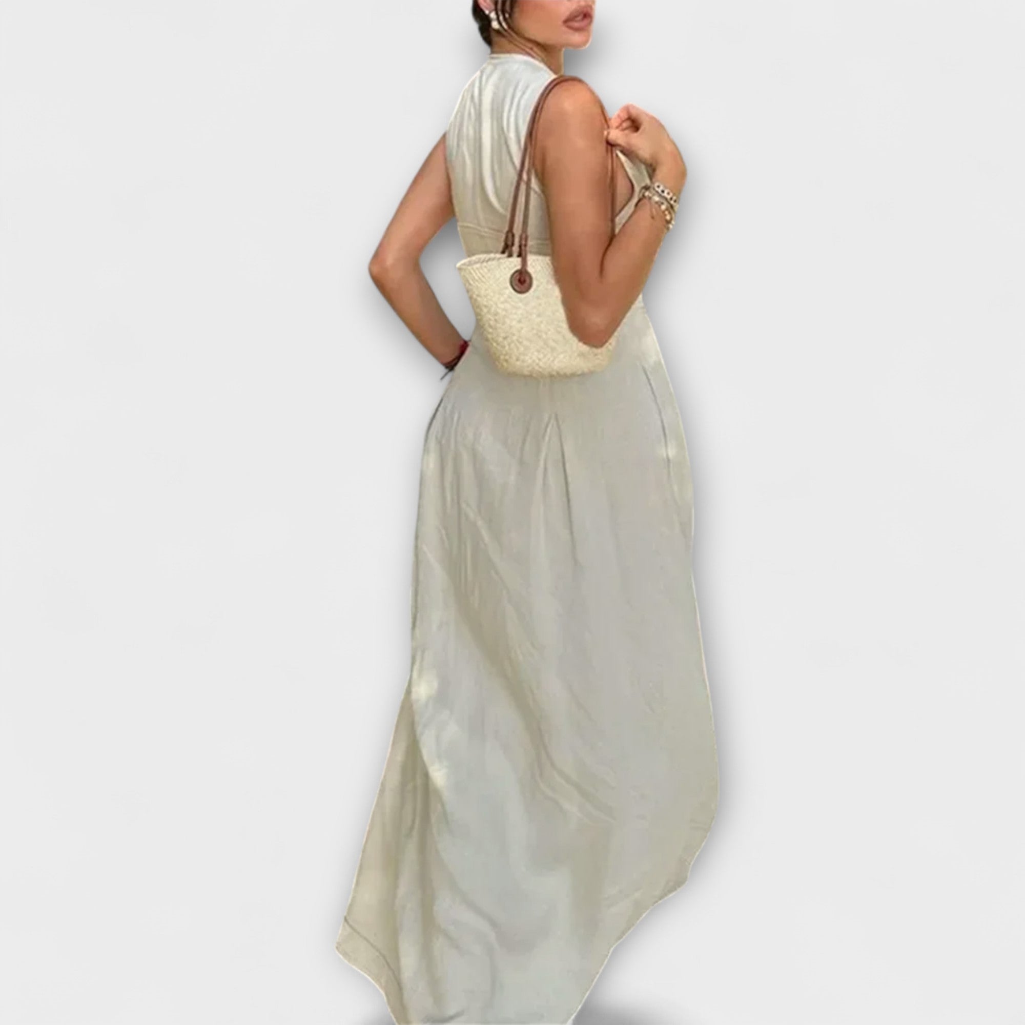 Women’s Dress, Relaxed Fit, Soft Natural Fiber Fabric, Breathable, Versatile Style