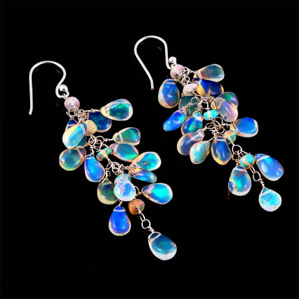 Women’s Earrings, Polished Finish, Radiant Design, Luminous Jewels