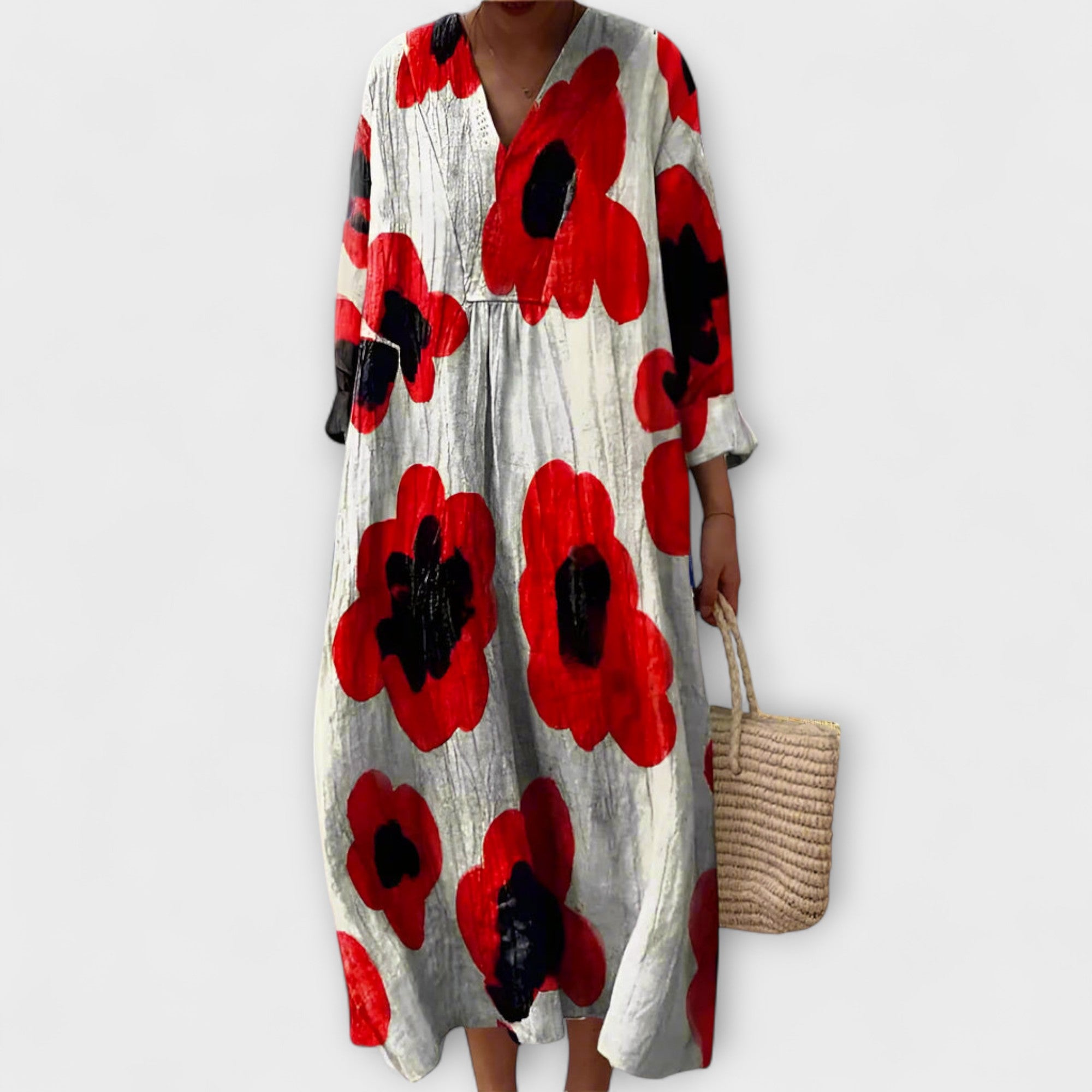 Women’s Geometric Dress, Breathable Fabric, Adaptable Silhouette, Flattering Fit