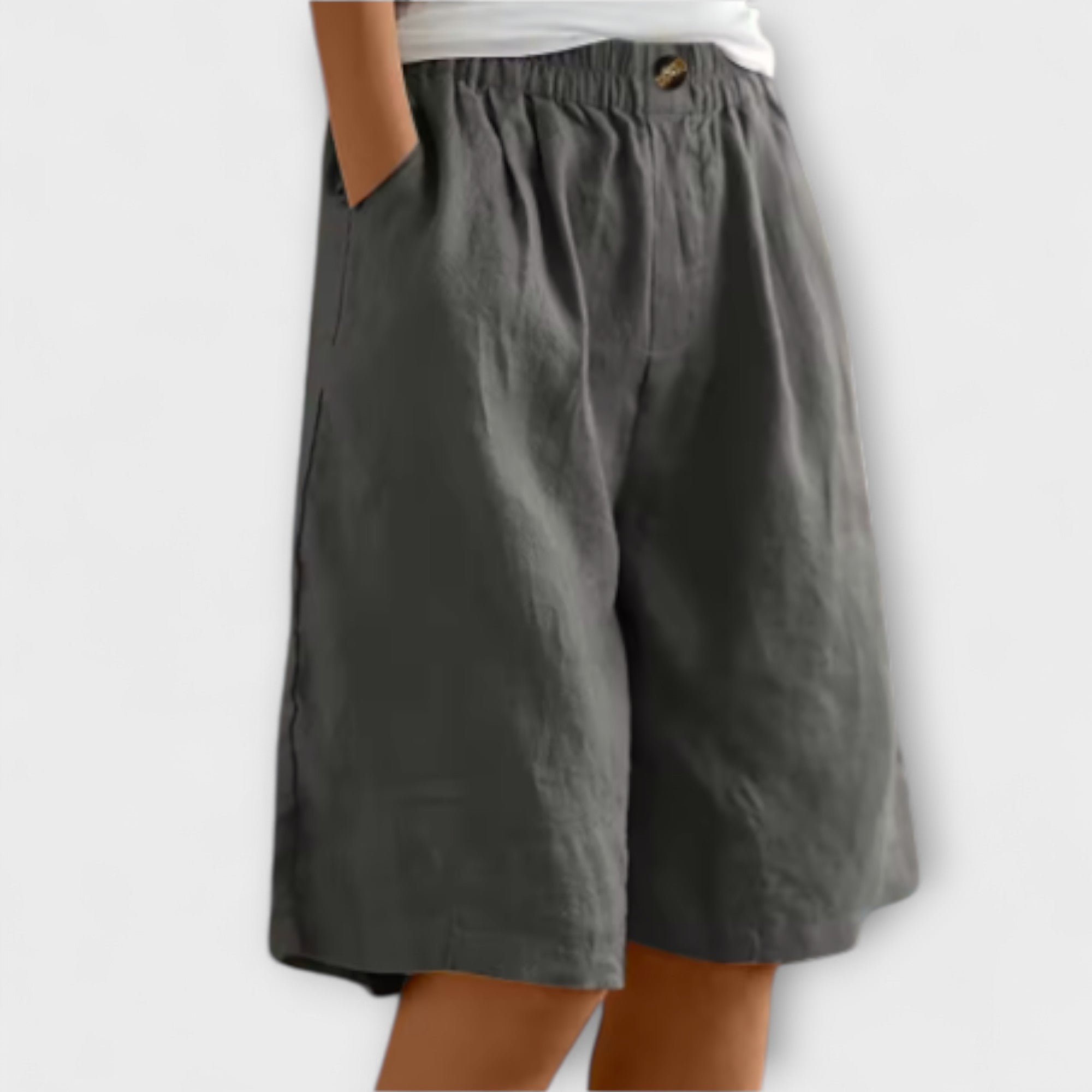 Women’s Lightweight Shorts, Loose Fit, Breathable Fabric, No Sleeve, No Neckline