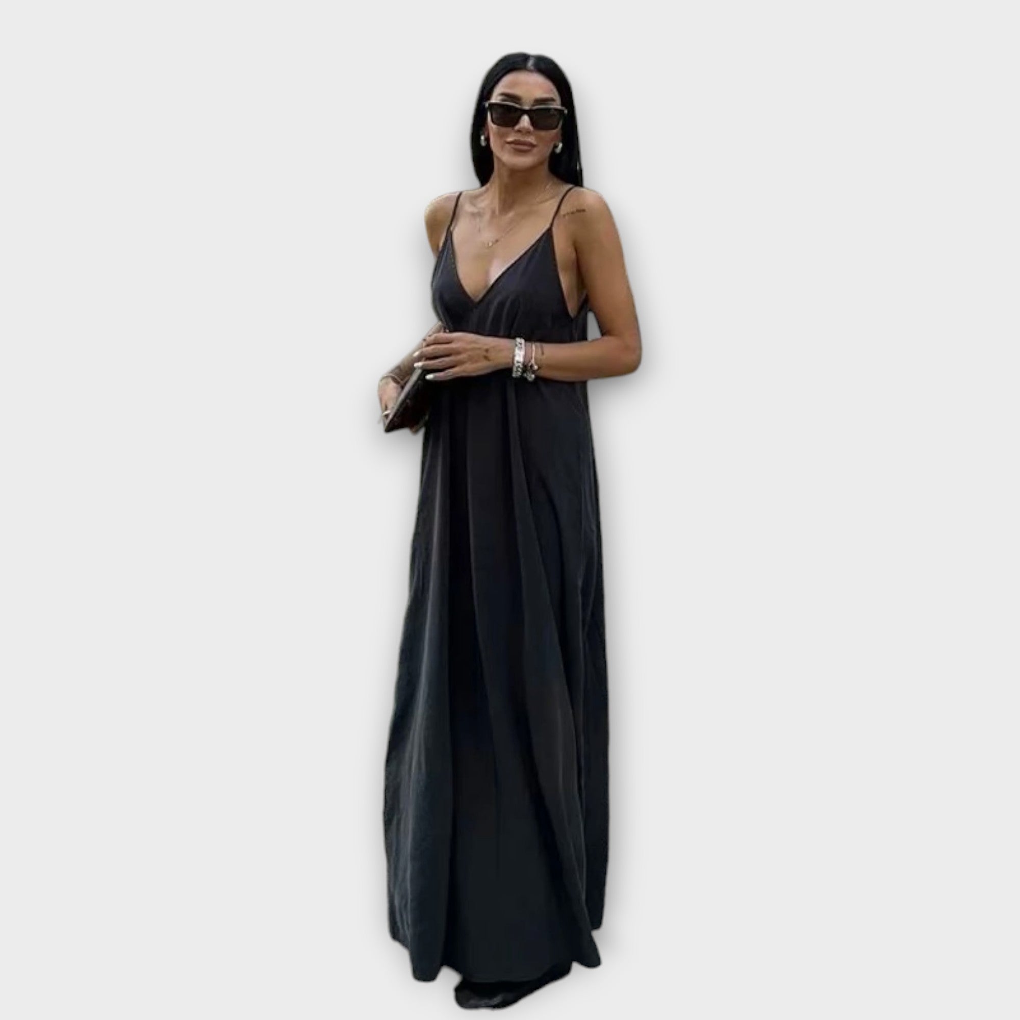 Women’s Maxi Dress, Elegant Fit, Durable Material, Refined Silhouette, Professional Style