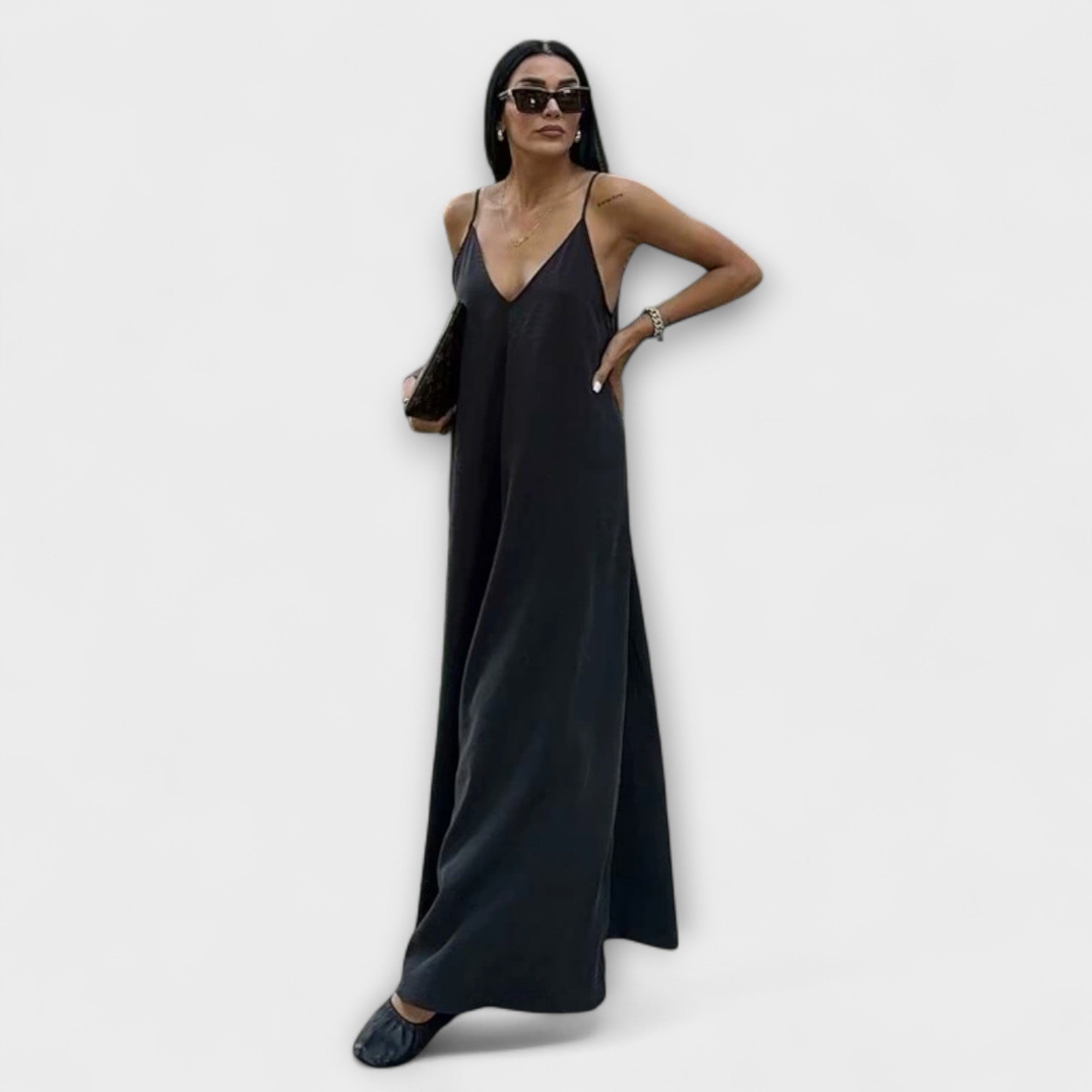 Women’s Maxi Dress, Elegant Fit, Durable Material, Refined Silhouette, Professional Style