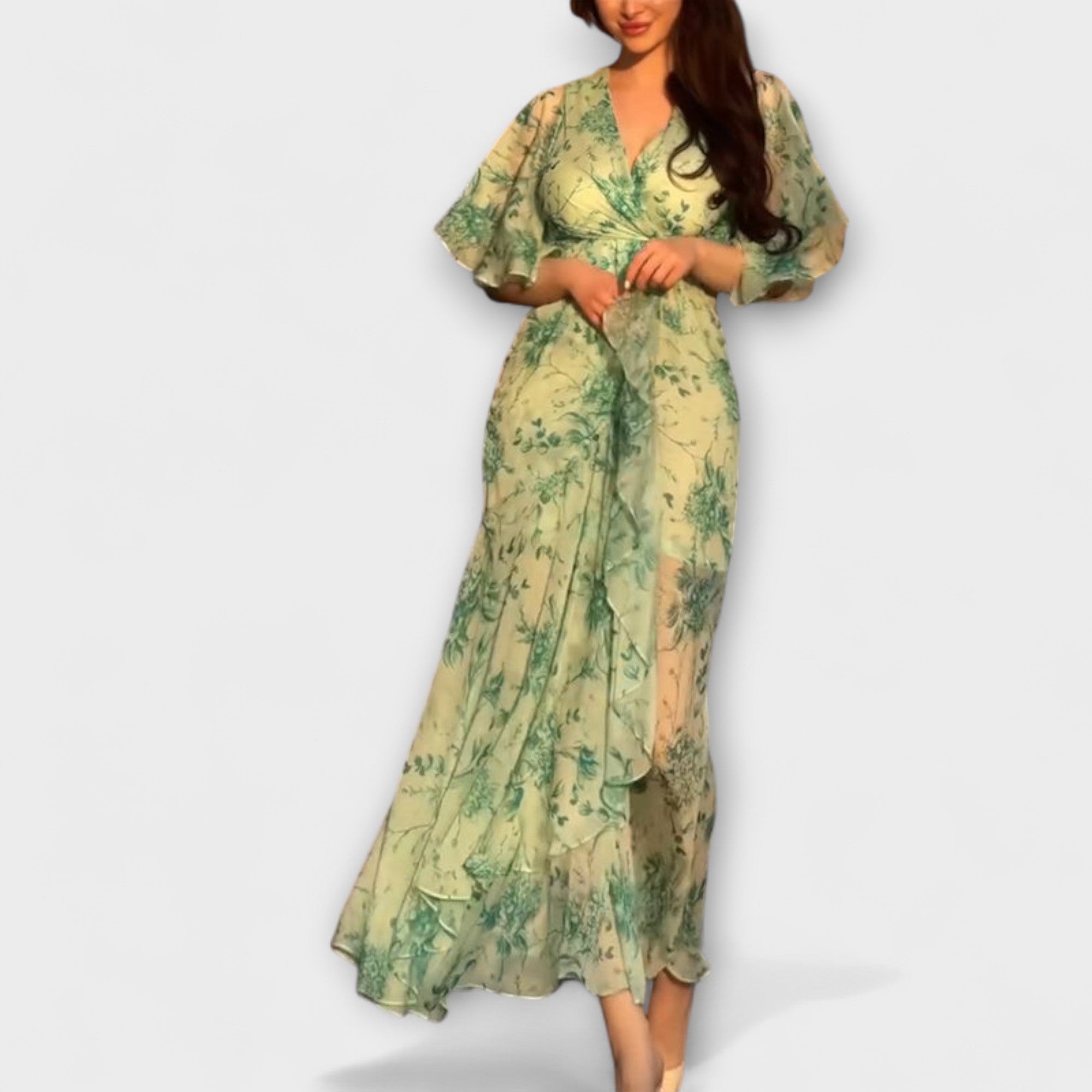 Women’s Midi Dress, Adaptable Fit, High-Quality Fabric, Comfortable, Flattering Silhouette, Seasonal Versatile