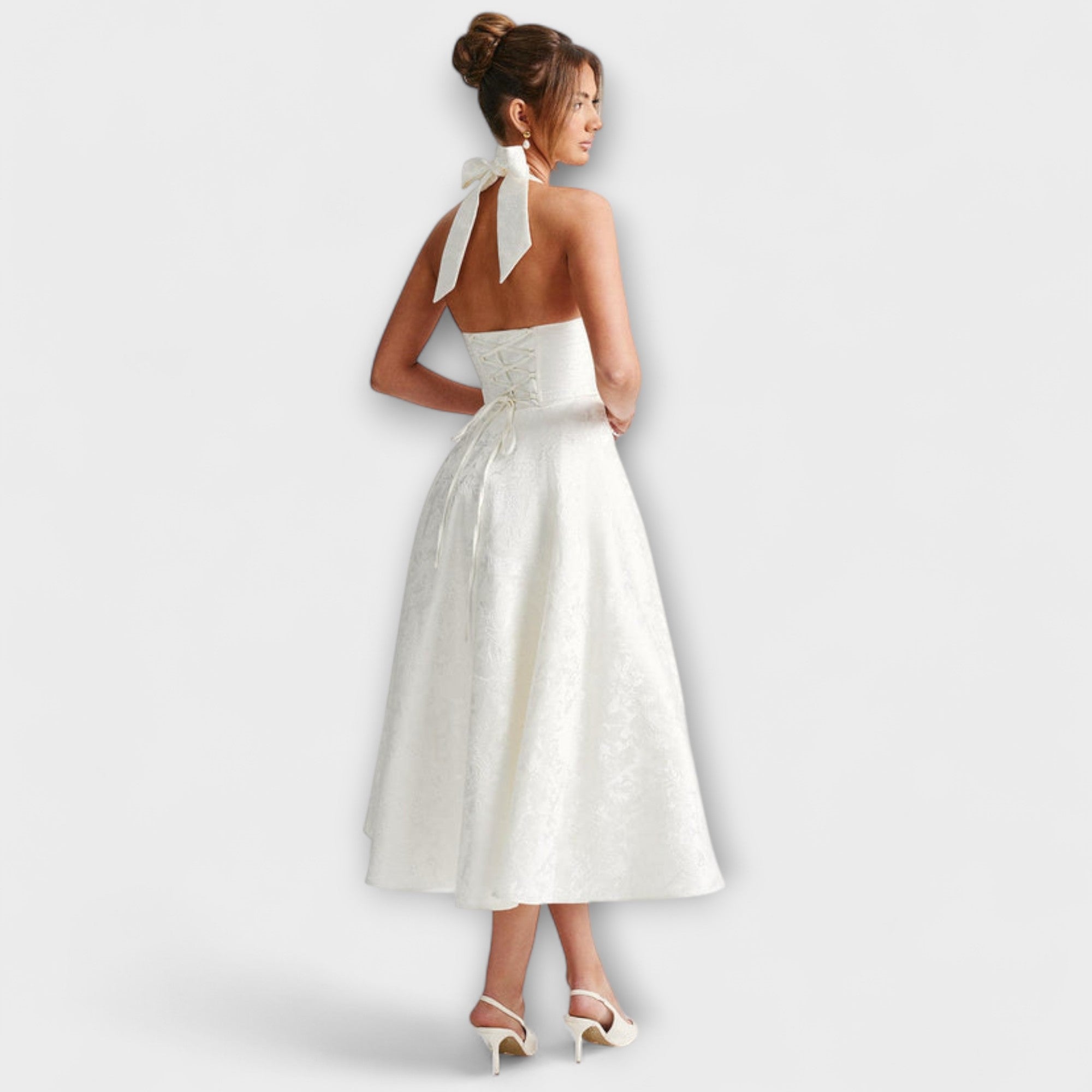 Women’s Midi Dress Sleeveless, Breathable Woven Blend, Soft Neckline, Flattering Fit