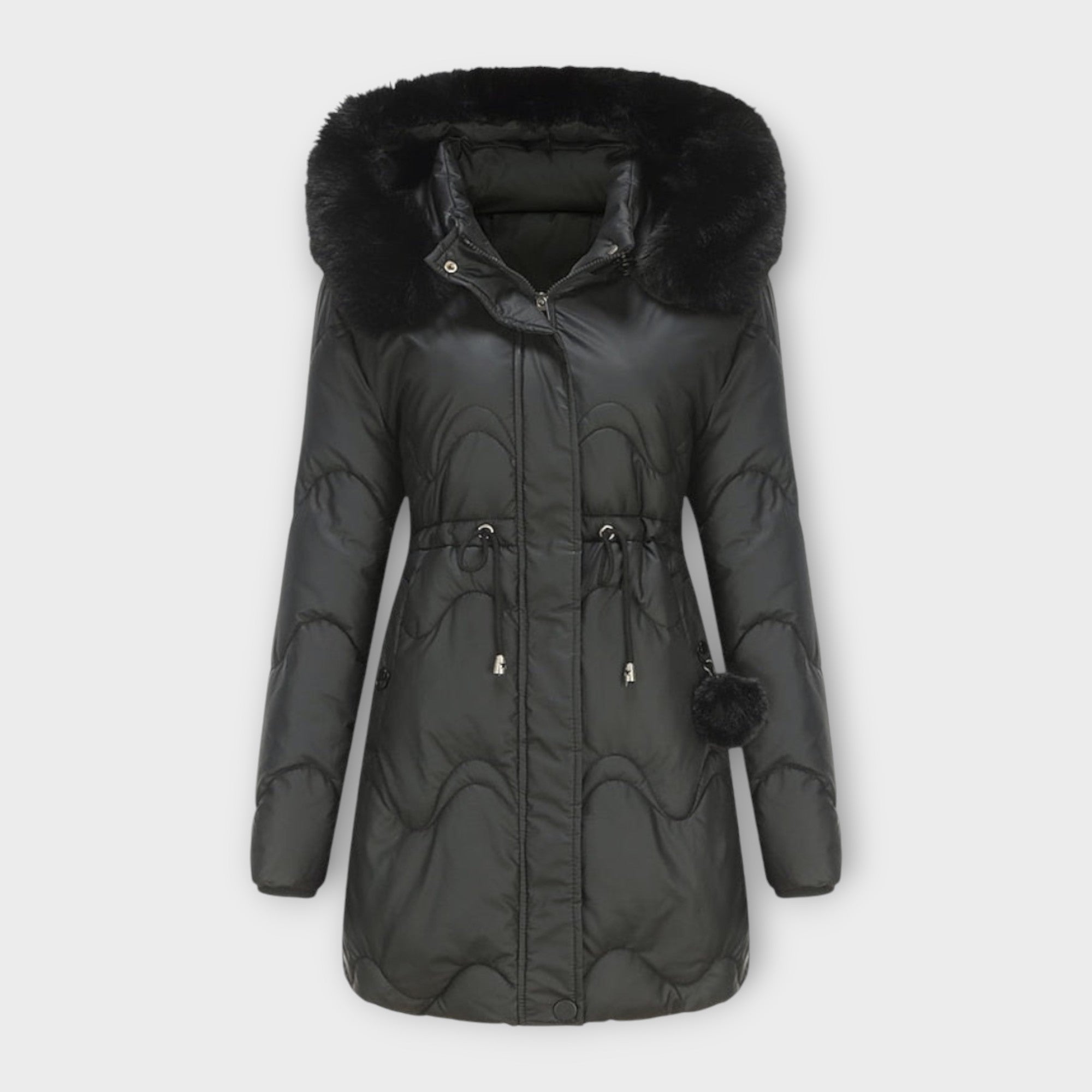 Women’s Parka Outerwear, Adjustable Fit, Hood, Cuffs, Warm and Durable Design