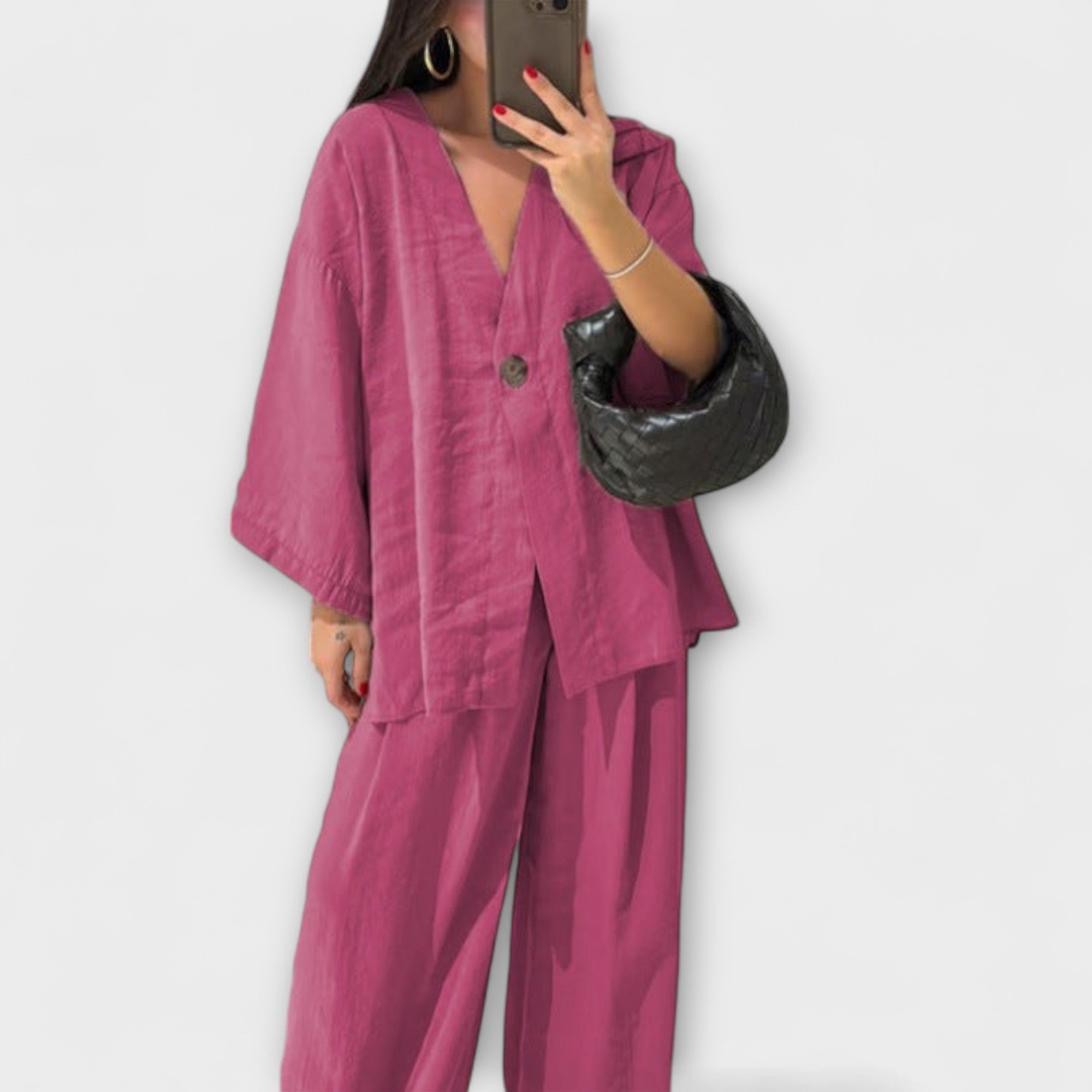 Women’s Polyester Suit, Tailored Fit, Casual, Durable Breathable Fabric