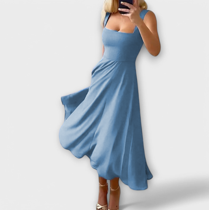 Women’s Sleeveless Dress, Slim Fit, Tailored Silhouette, Comfortable, Versatile Design