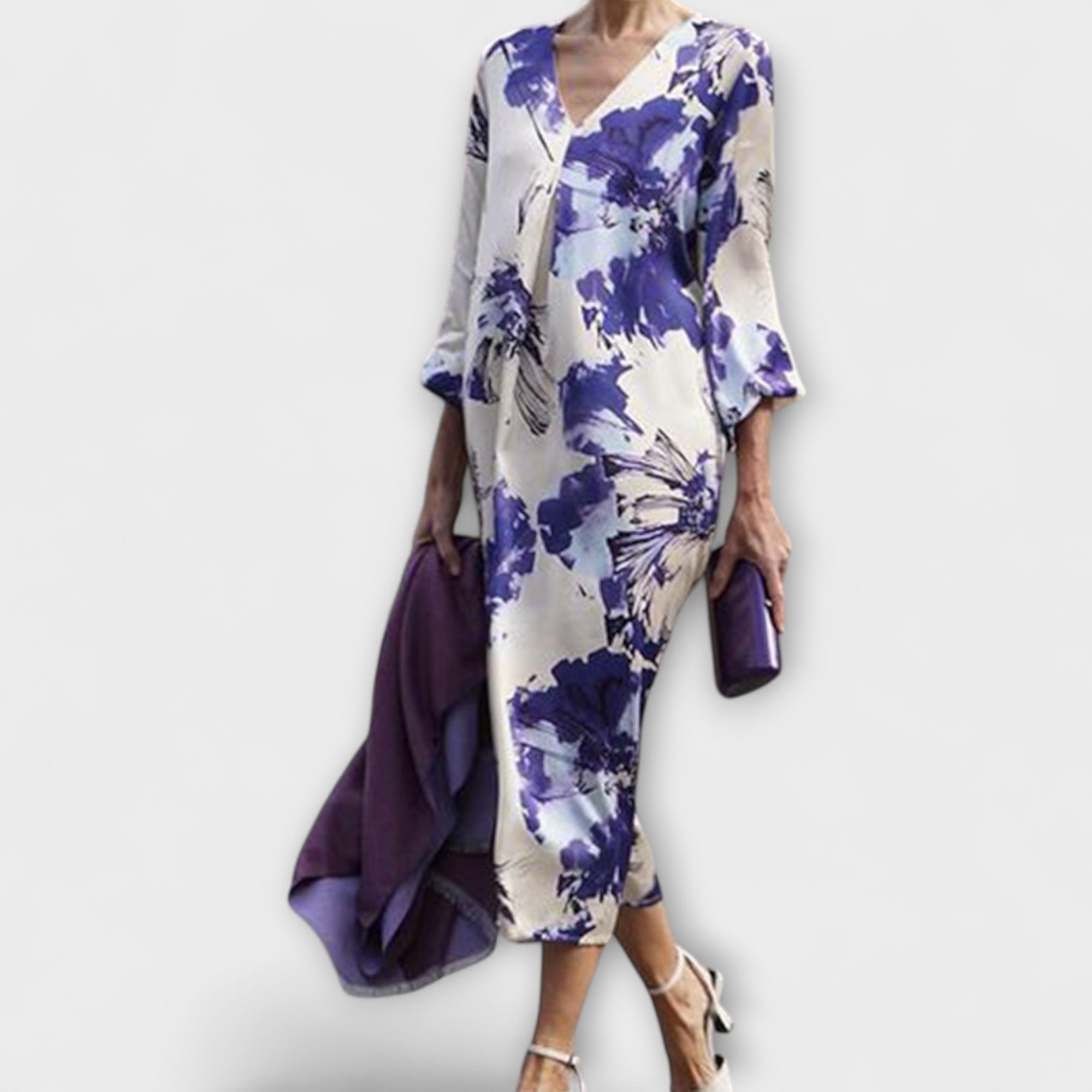 Women’s Sleeveless Summer Dress, Tailored Fit, Round Neckline, Breathable Material