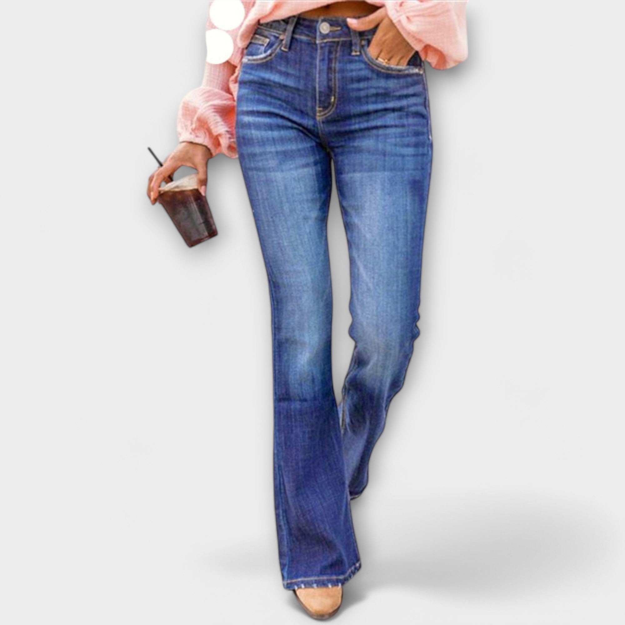 Women’s Stretchy Trousers, Ergonomic Fit, Active Wear with Pockets, Tailored Silhouette