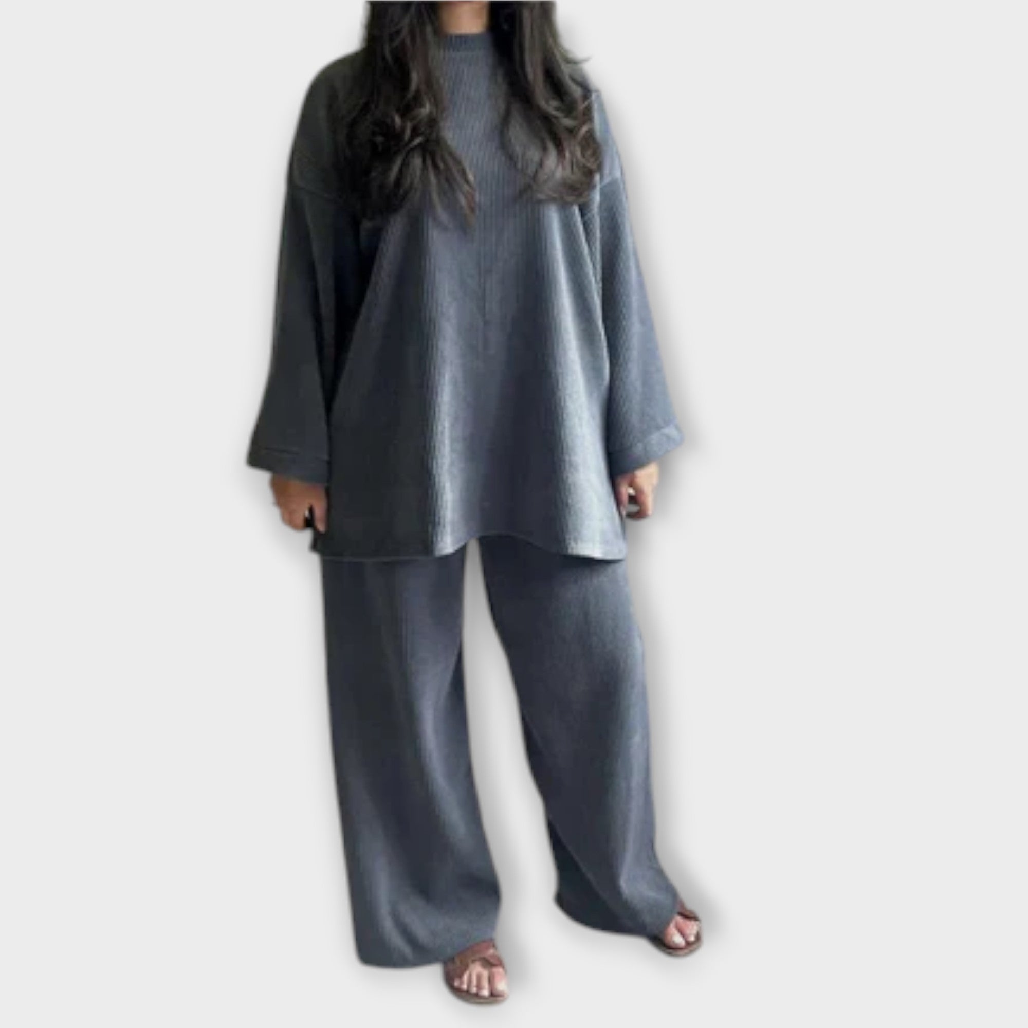 Women’s Striped Dress, Oversized Fit, Soft Fabric, Comfortable and Breathable