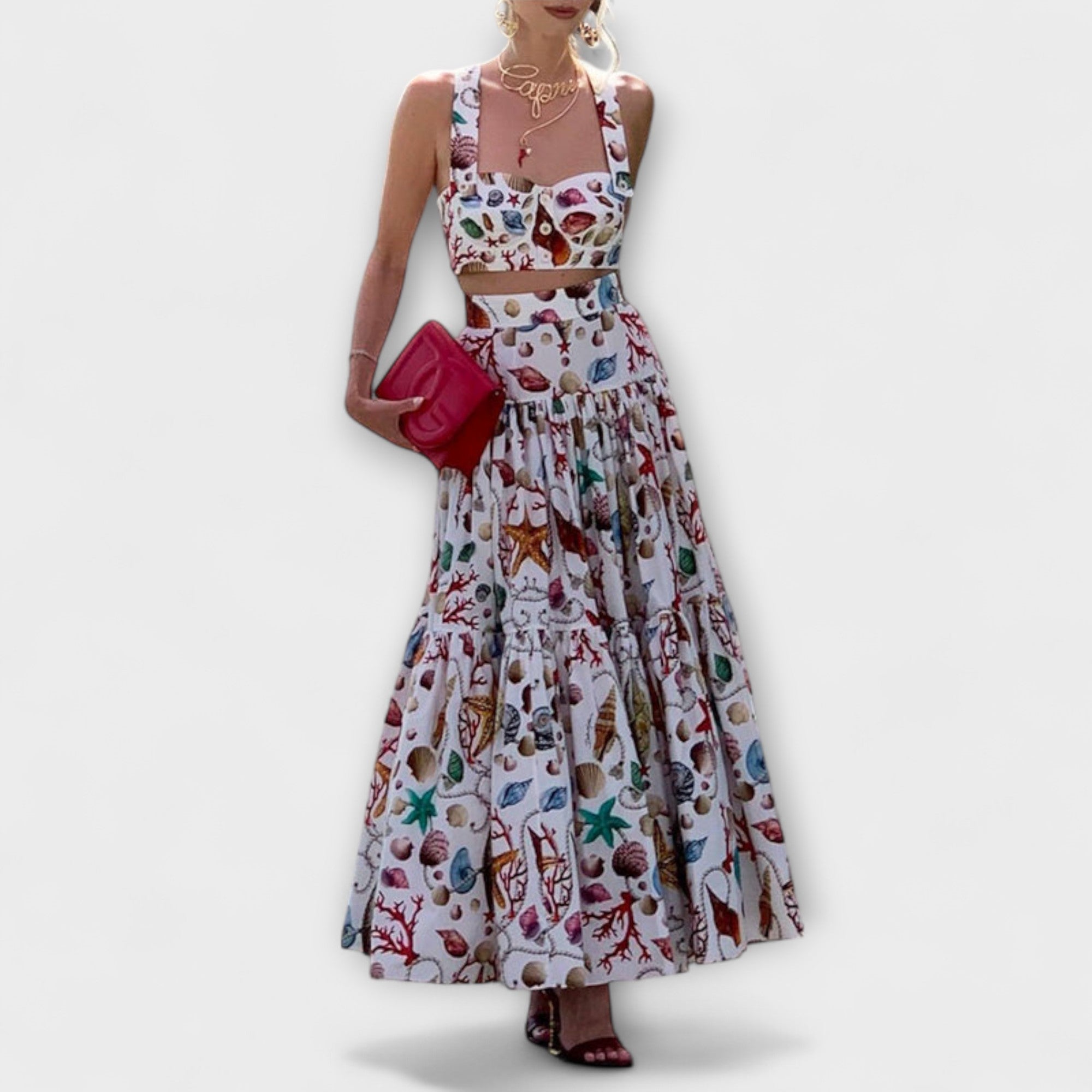 Women’s Suit, Ivory Color, Structured Fit, Patterned Design, Polyester Fabric