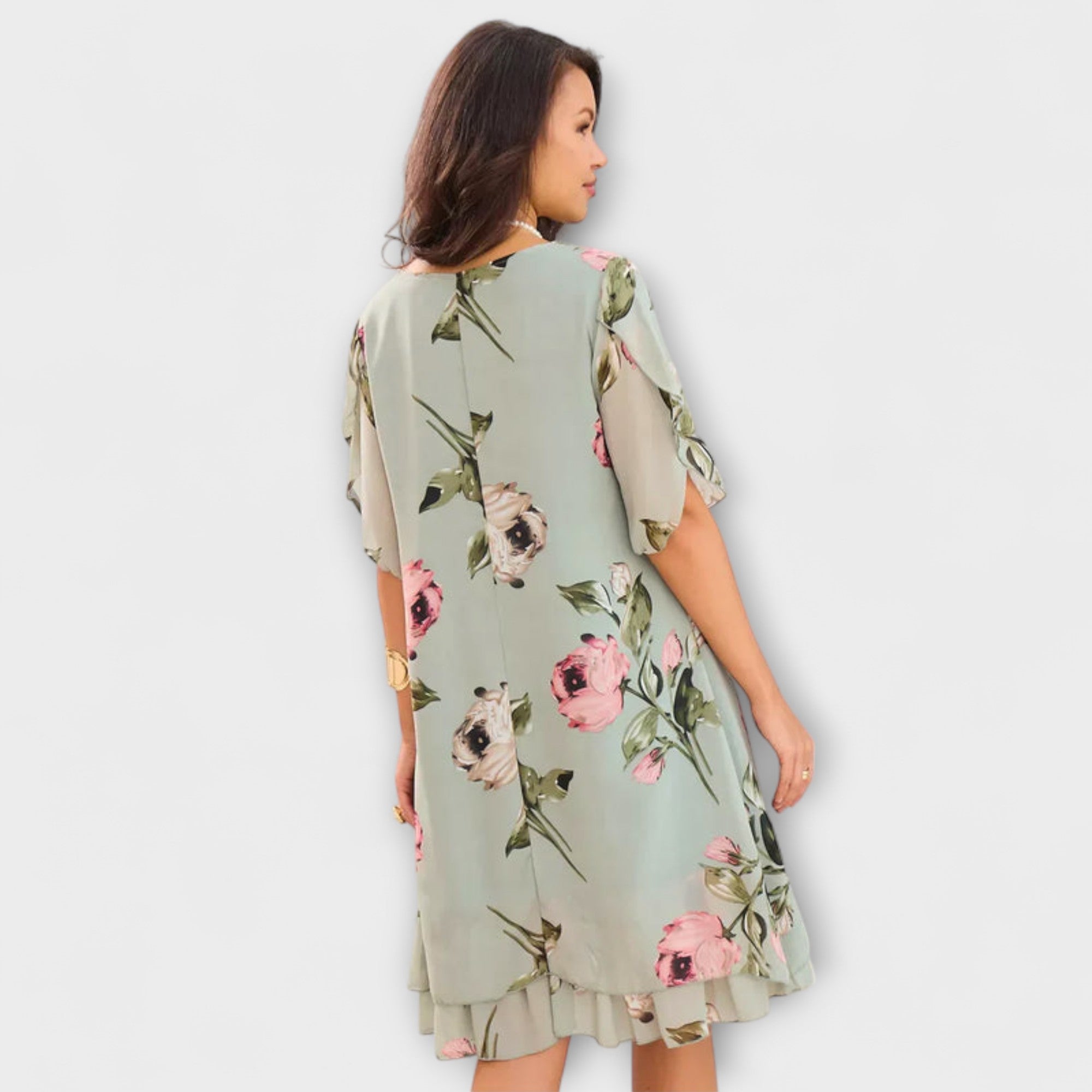 Women’s Summer Dress Sleeveless Round Neck Lightweight Breathable Relaxed Fit