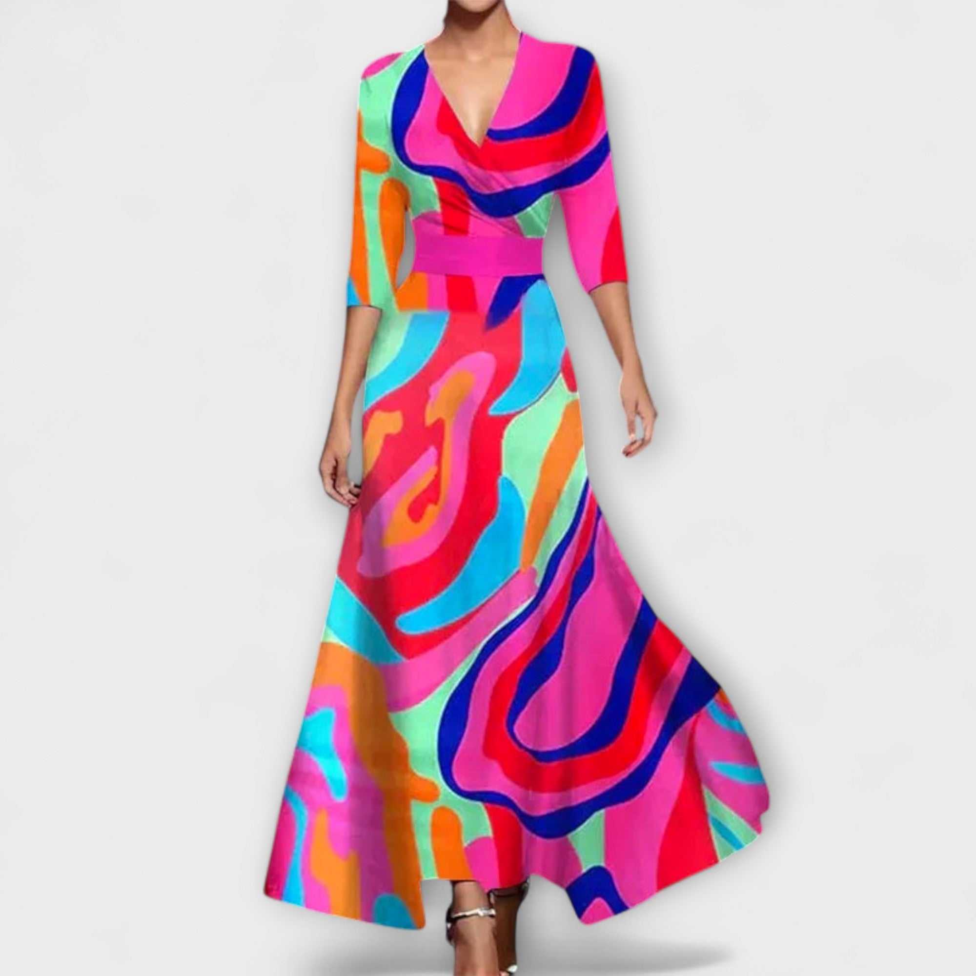 Women’s Tailored Fit Dress, Comfortable, Streamlined Silhouette, Versatile for Casual and Formal Wear