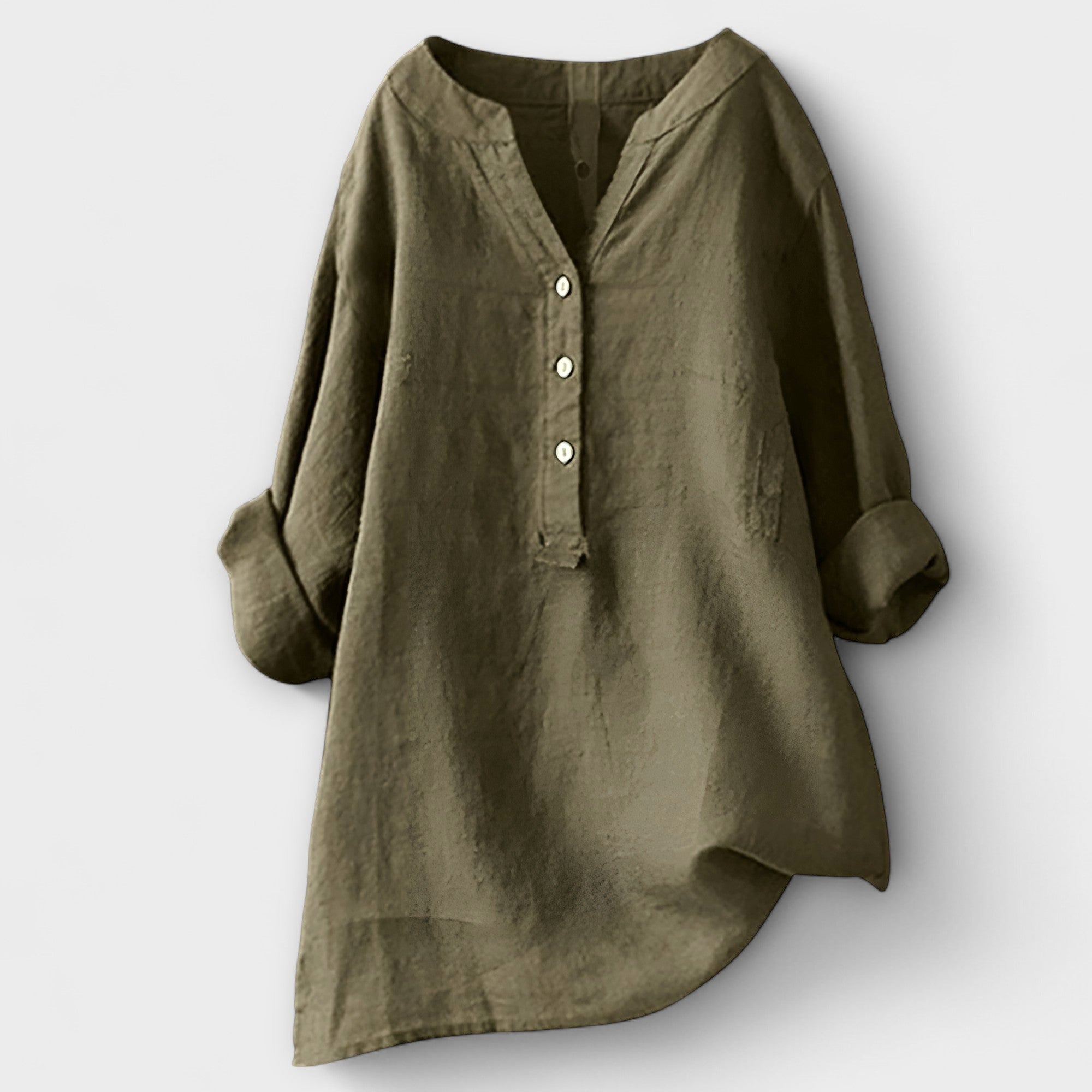 Women’s Cotton Blend Blouse, Lightweight, Relaxed Fit