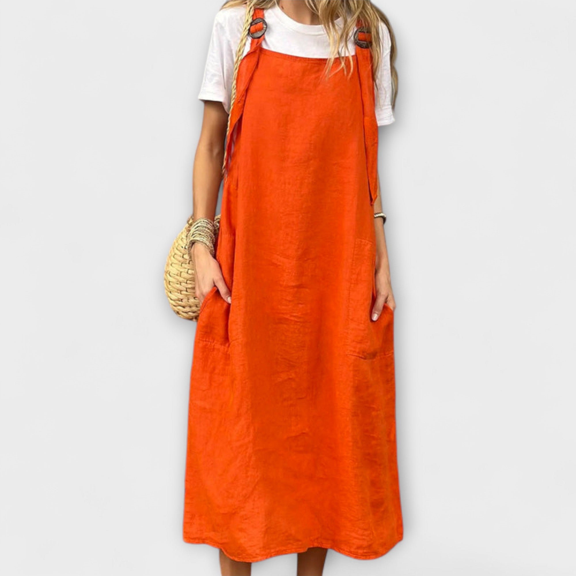 Women’s Salopette Dress, Durable Material, Functional Fit, Tailored Construction for Active Lifestyle