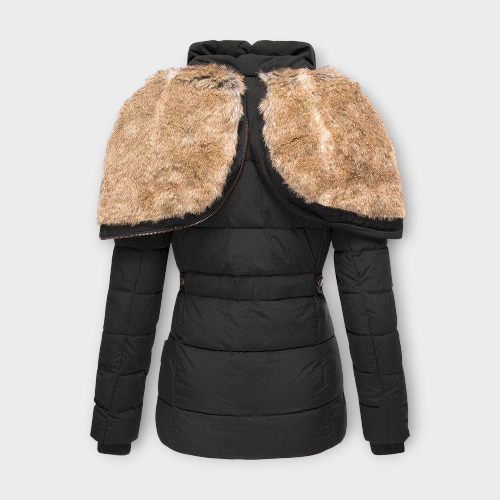 Women’s Fur-Lined Warm Jacket, Durable, Comfortable, Sophisticated Outerwear