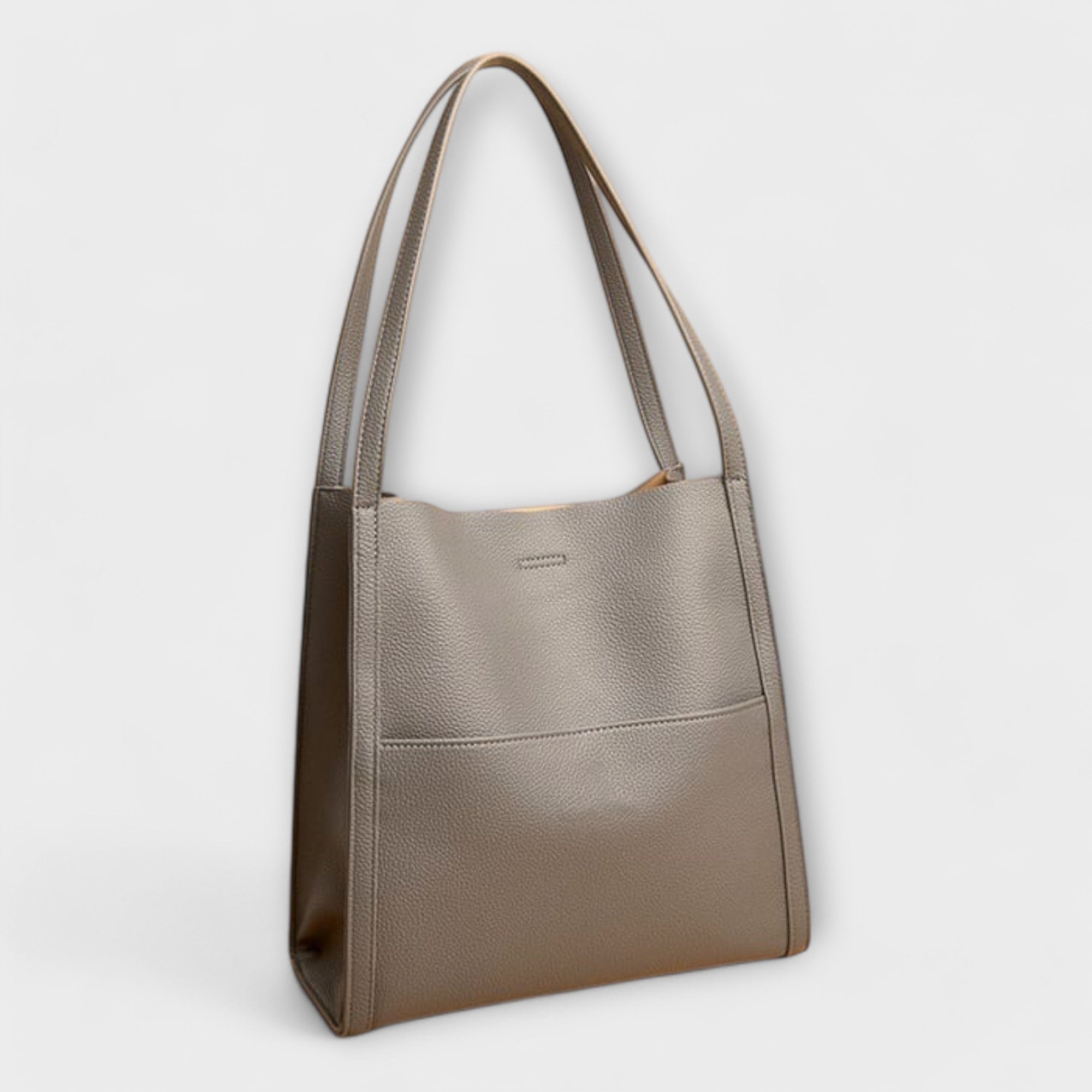 Leather Bag, Spacious Interior, Durable Handles, Versatile Everyday Accessory