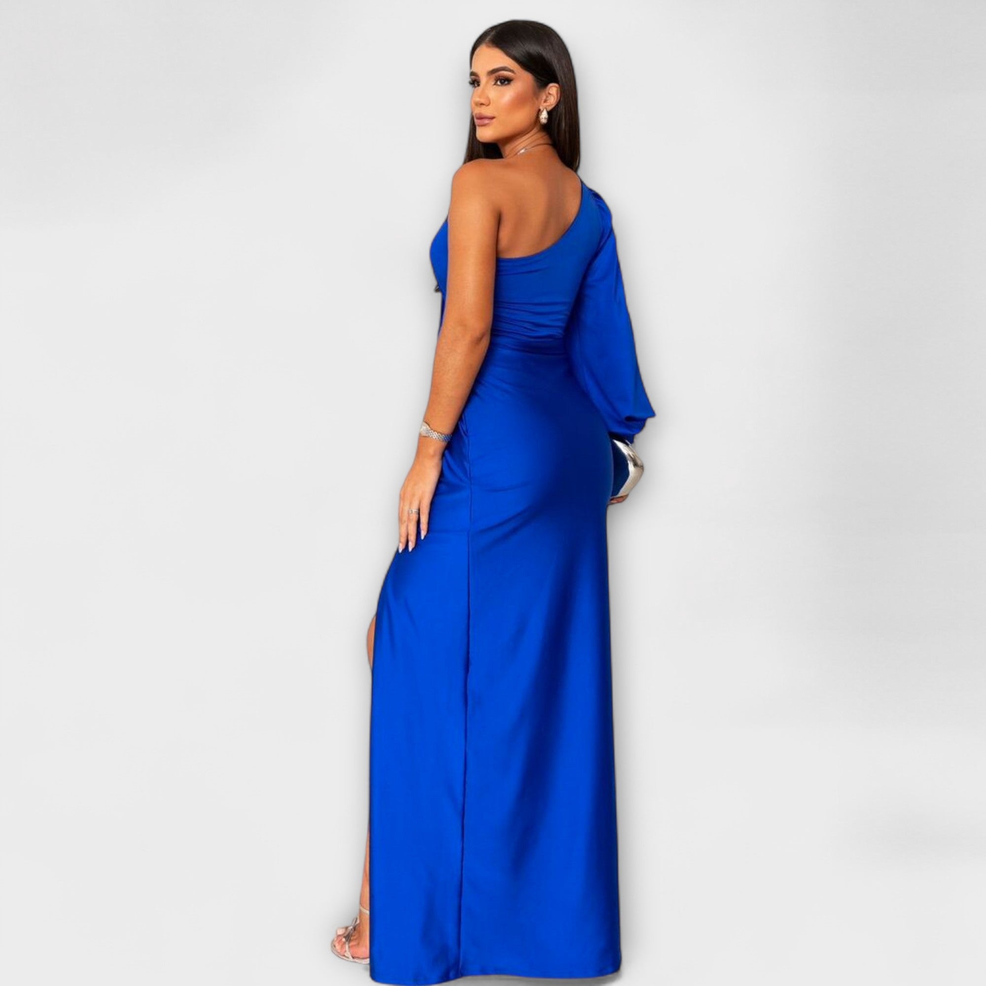 Women’s Tailored Fit Dress, Round Neckline, Premium Fabric, Soft Comfortable Material, Elegant Design