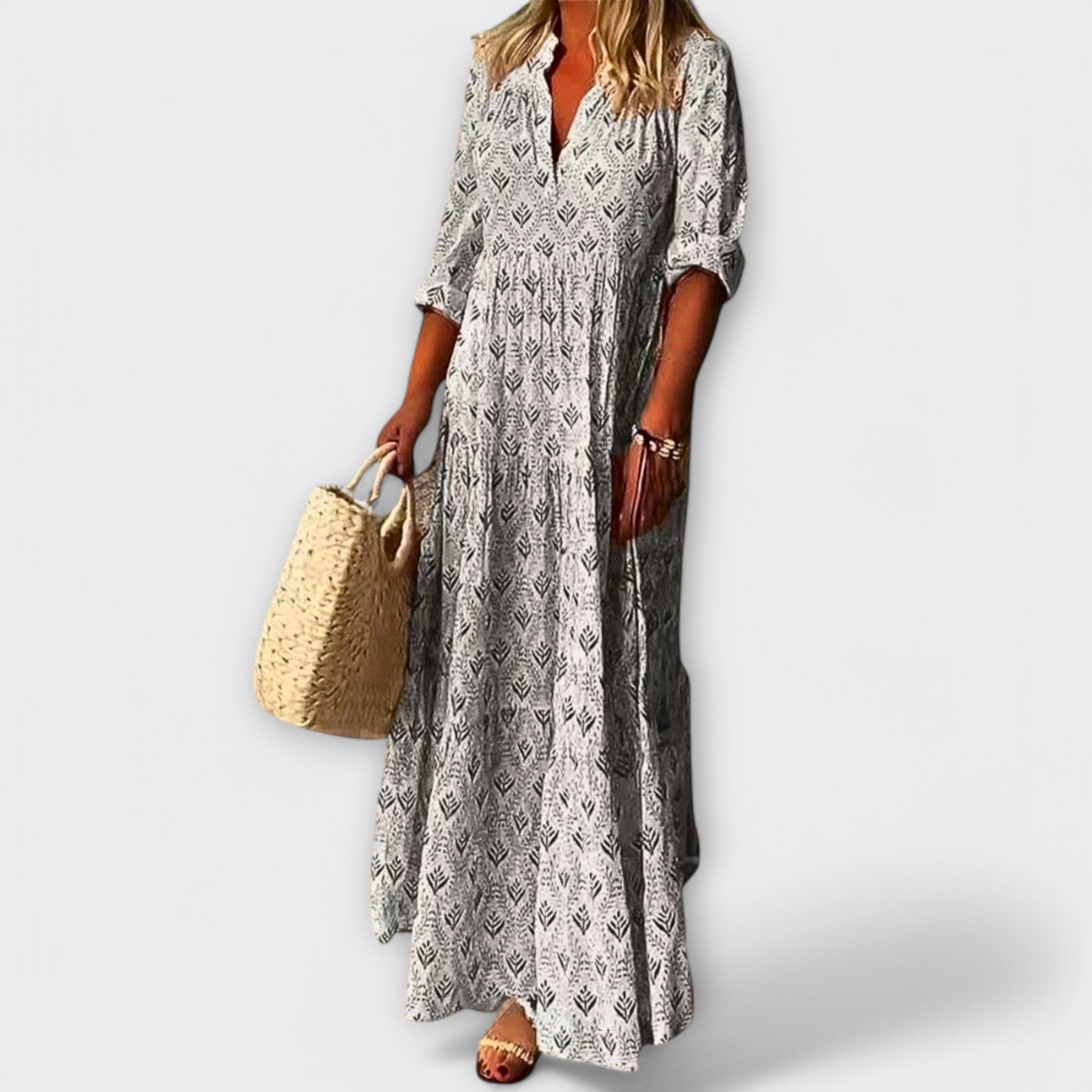 Women’s Maxi Dress, Lightweight Fabric, Flowing Fit, Comfortable and Versatile