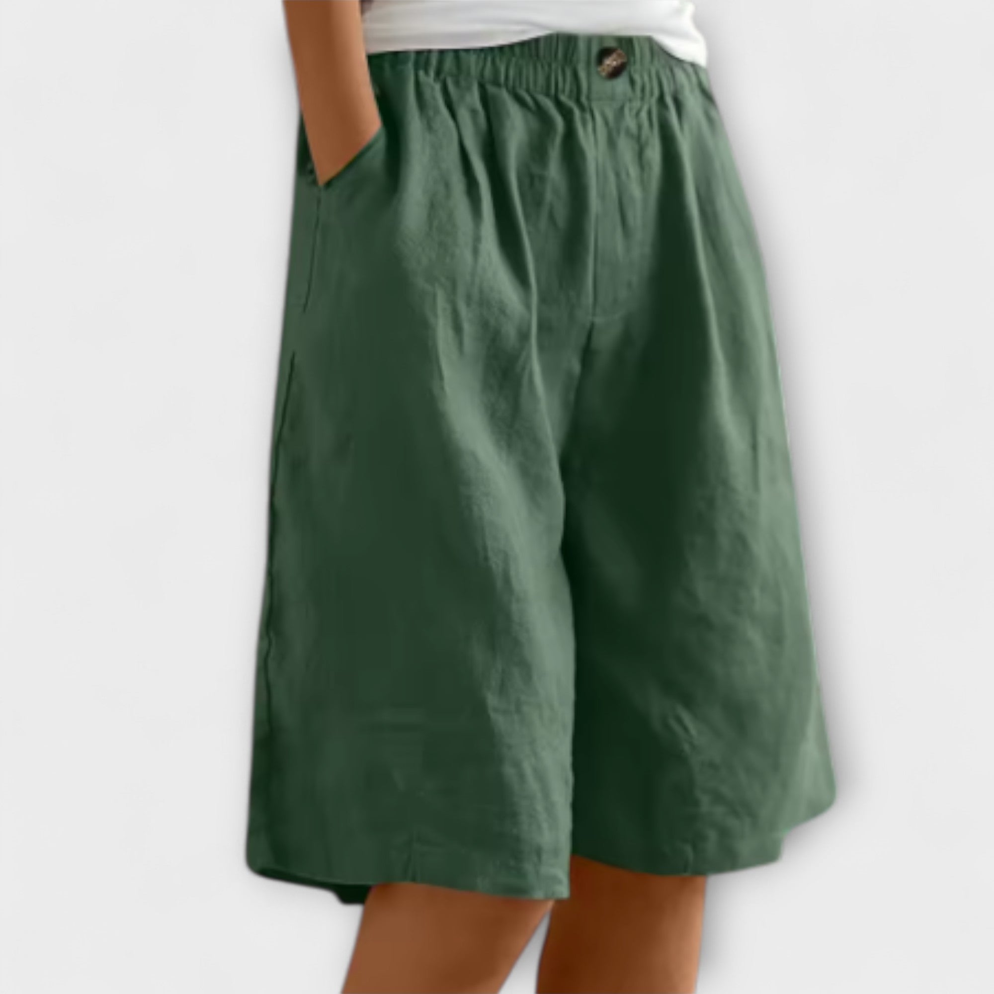 Women’s Lightweight Shorts, Loose Fit, Breathable Fabric, No Sleeve, No Neckline