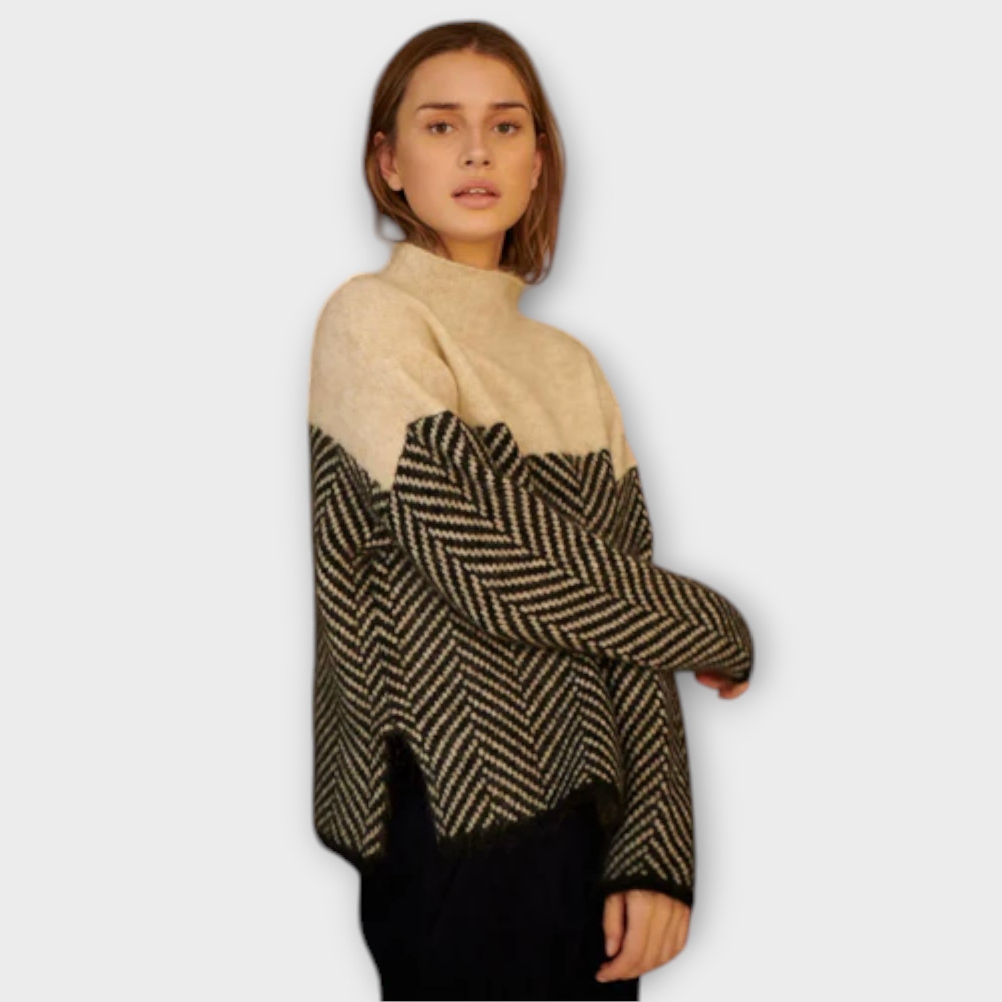 Women’s Jumper, High Neck, Soft Tailored Fit, Versatile Layering, Comfortable and Durable