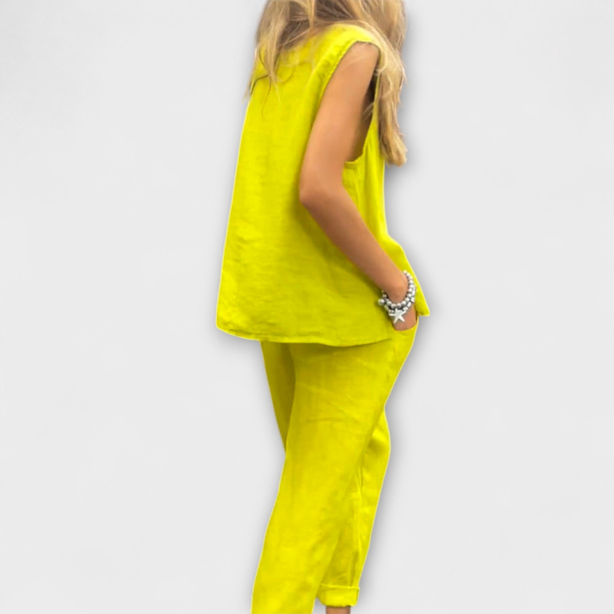 Women’s Cotton Suit, Stretch Fit, Breathable, Structured, Soft Touch