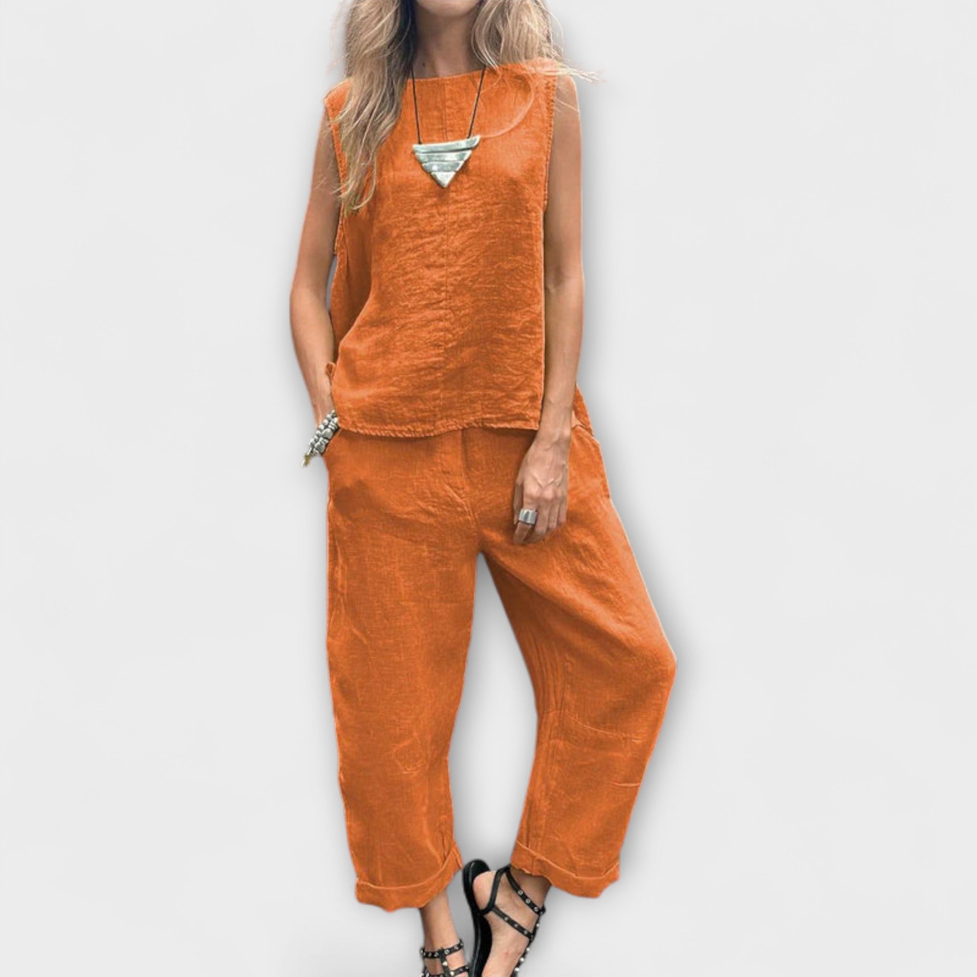 Women’s Cotton Suit, Stretch Fit, Breathable, Structured, Soft Touch